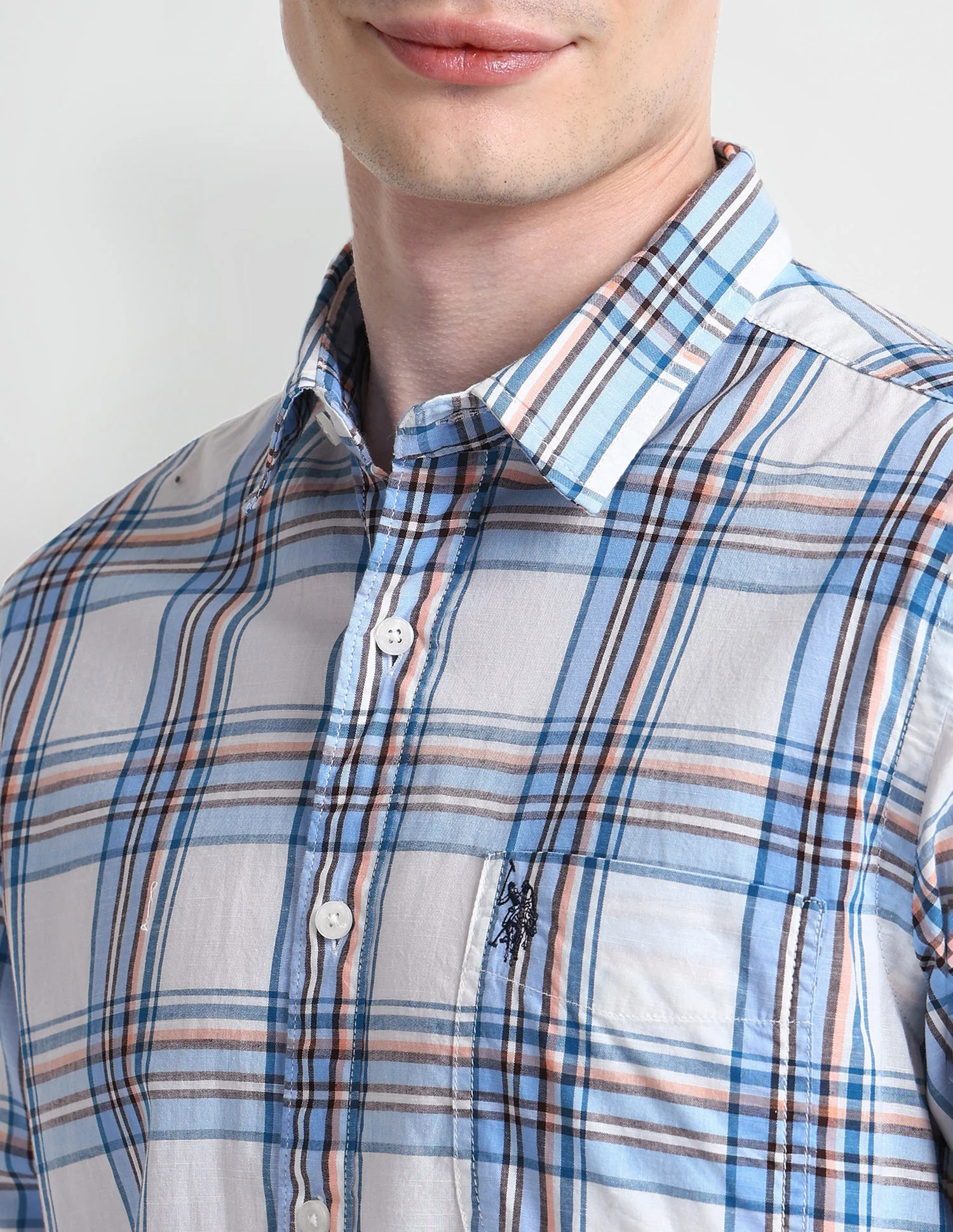 Dupplin Checked Slim Fit Shirt - Image 7