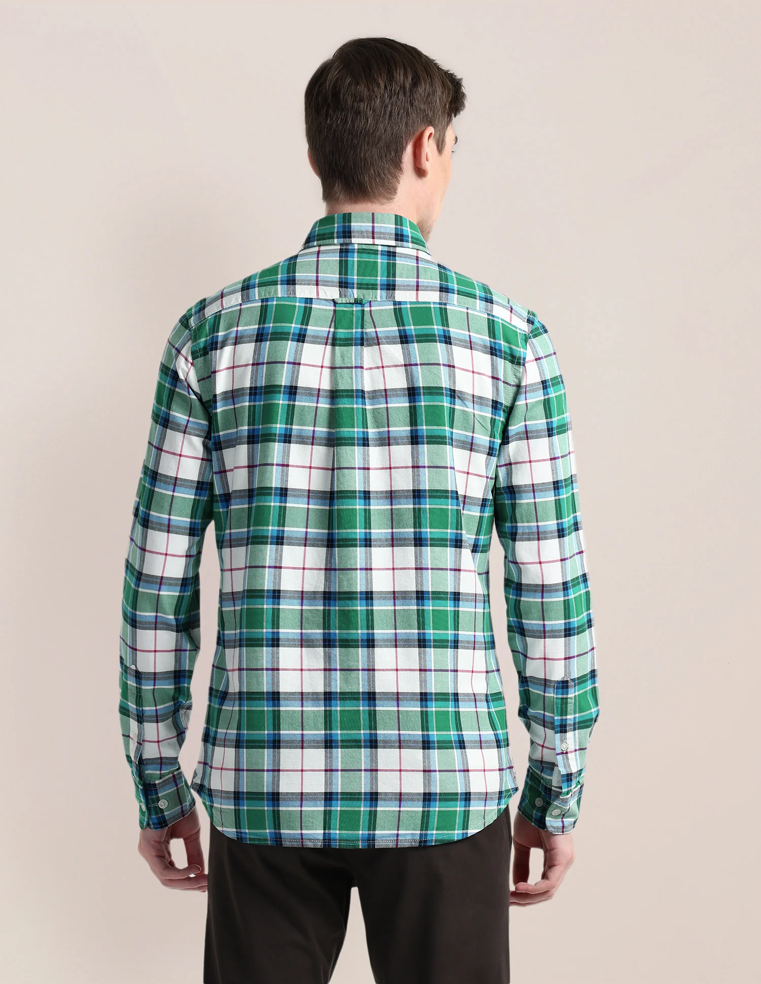Plaid Checked Regular Fit Shirt - Image 5