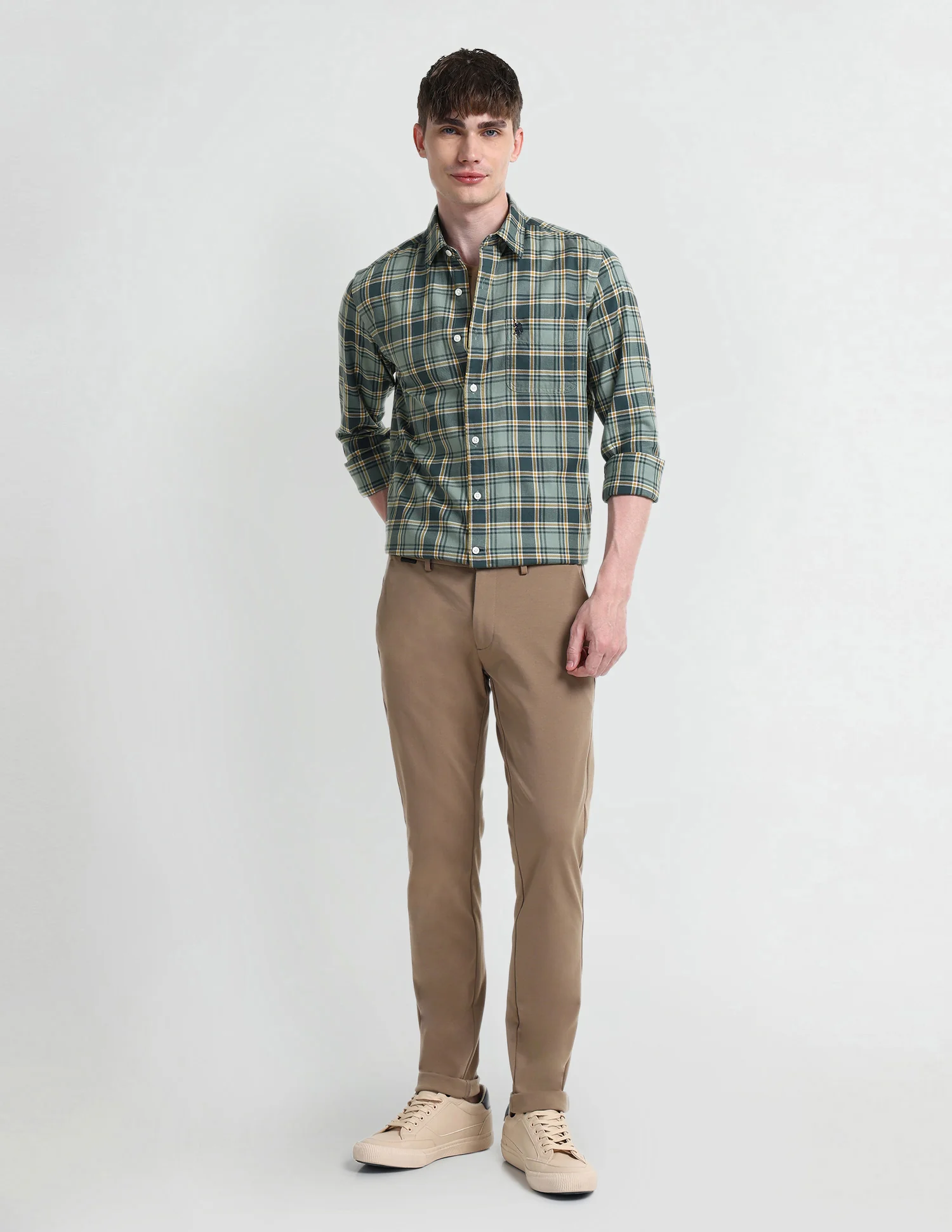Midscale Checked Slim Fit Shirt - Image 3