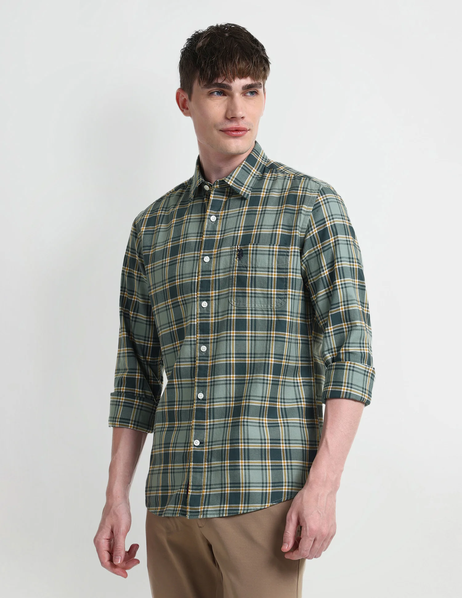 Midscale Checked Slim Fit Shirt - Image 4