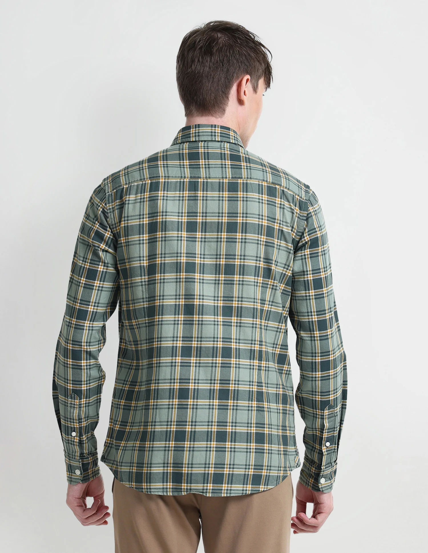 Midscale Checked Slim Fit Shirt - Image 5