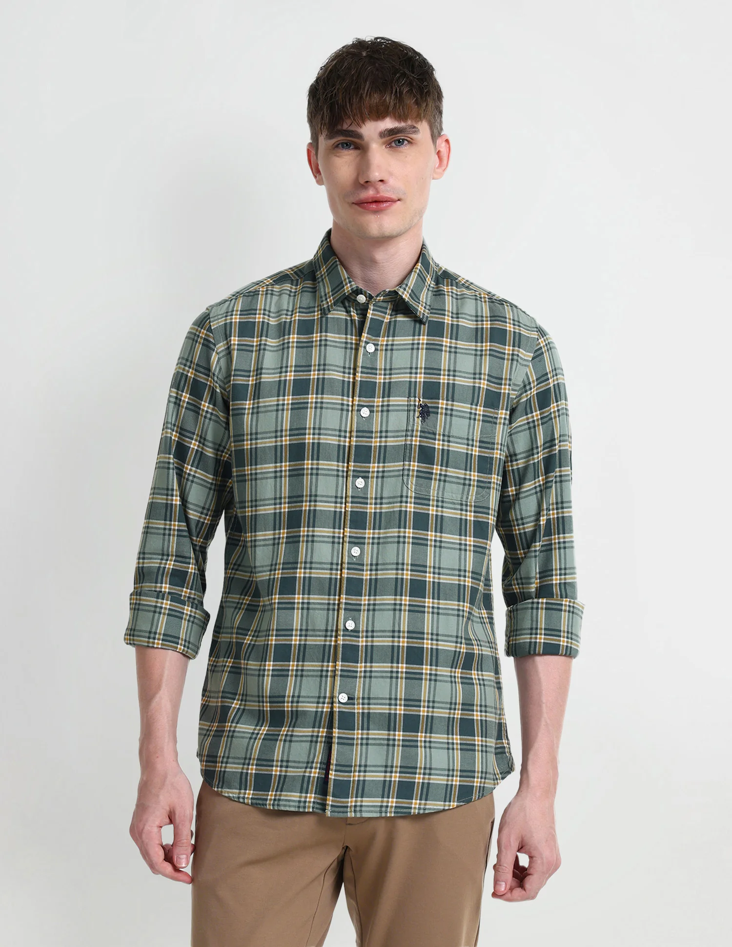 Midscale Checked Slim Fit Shirt - Image 6