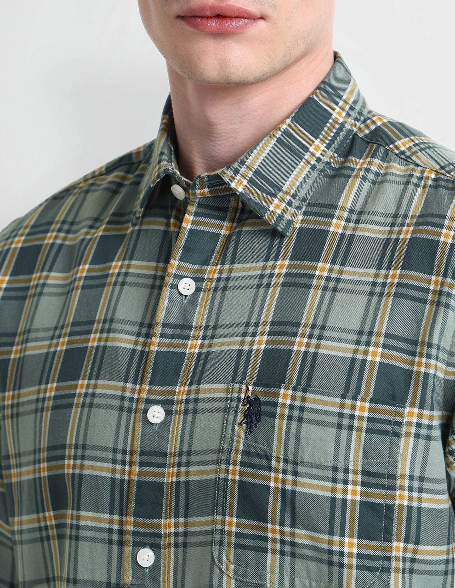 Midscale Checked Slim Fit Shirt - Image 7