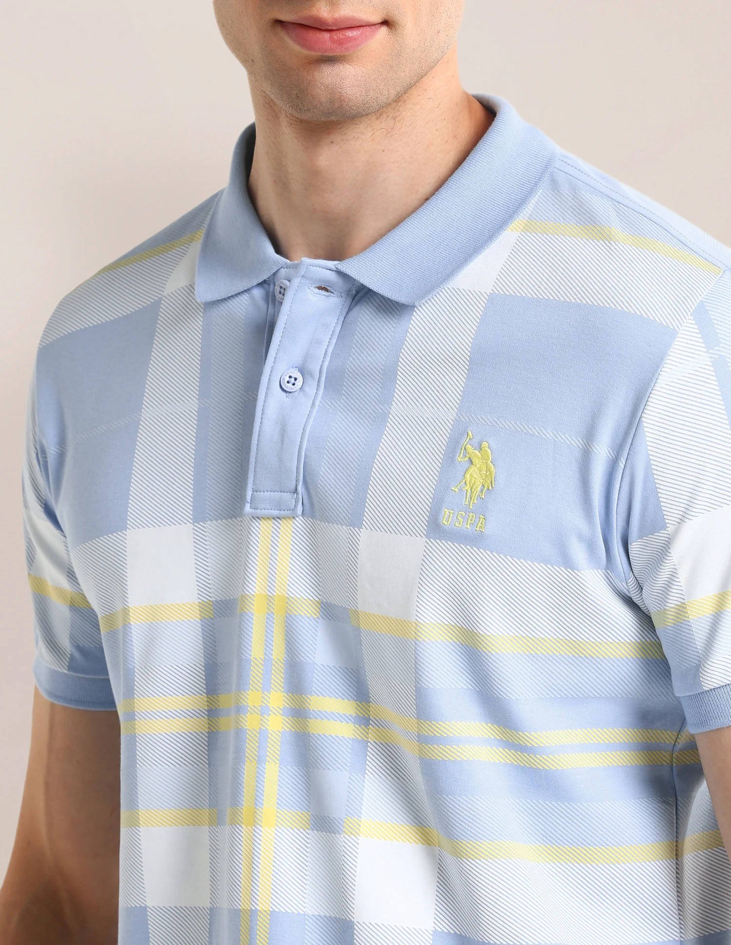 Checked Regular Fit Polo Shirt - Image 7