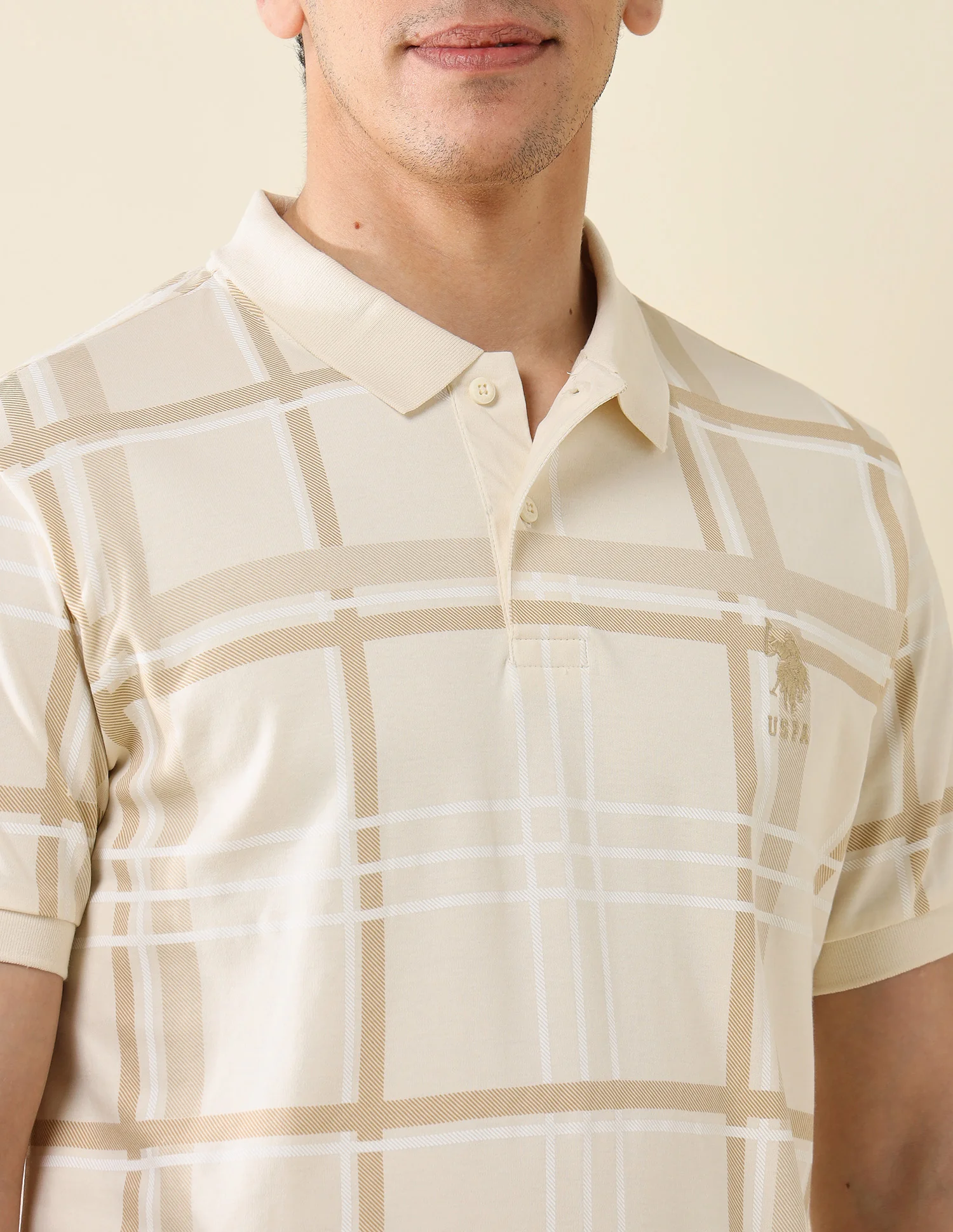 Checked Slim Fit Classic Polo Shirt - Image 7