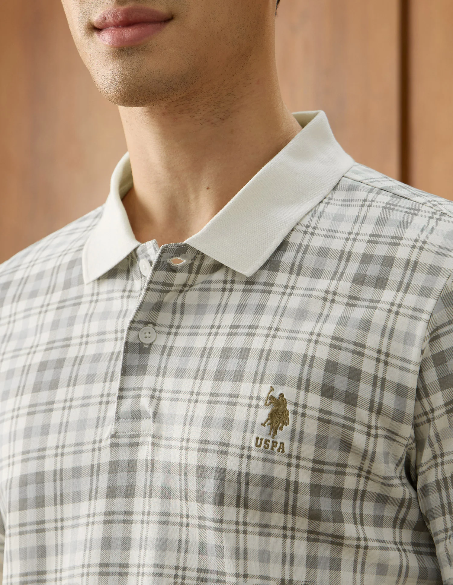 Checked Slim Fit Polo Shirt - Image 7