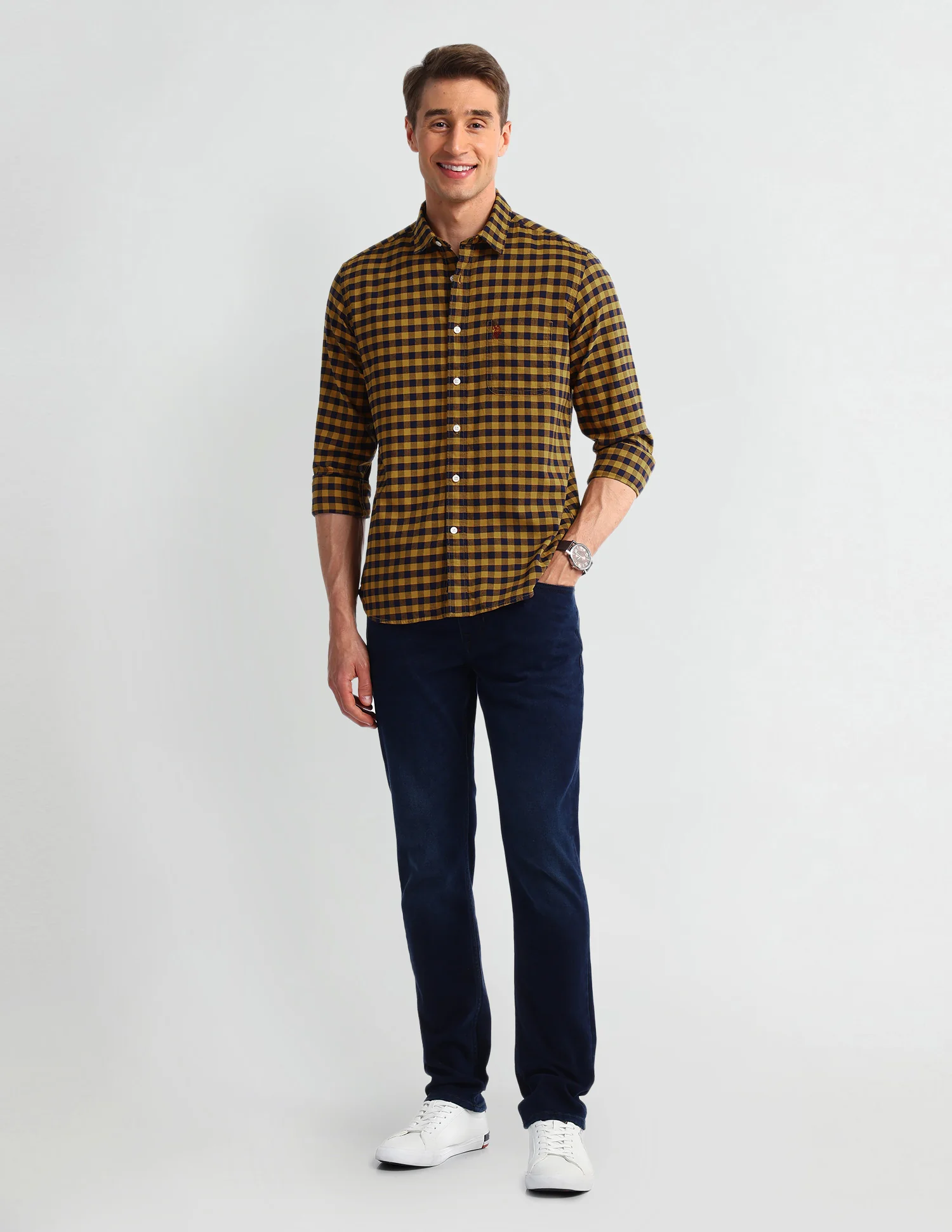 Buffalo Checked Slim Fit Shirt - Image 3