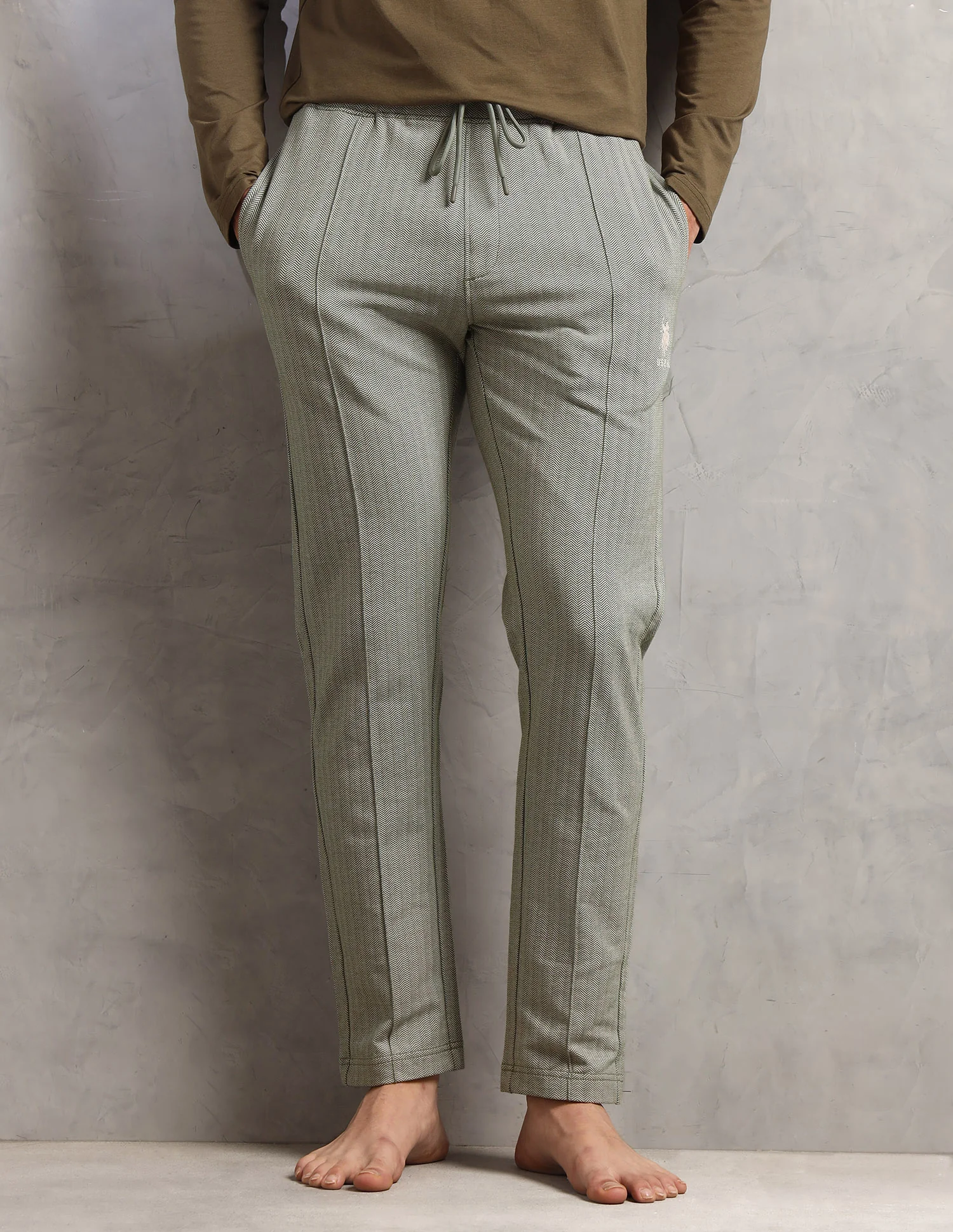Chevron Cotton Stretch PR003 Lounge Pants - Pack Of 1
