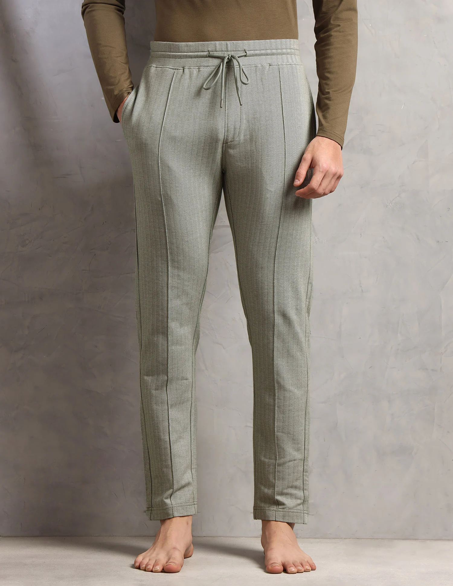 Chevron Cotton Stretch PR003 Lounge Pants - Pack Of 1 - Image 6