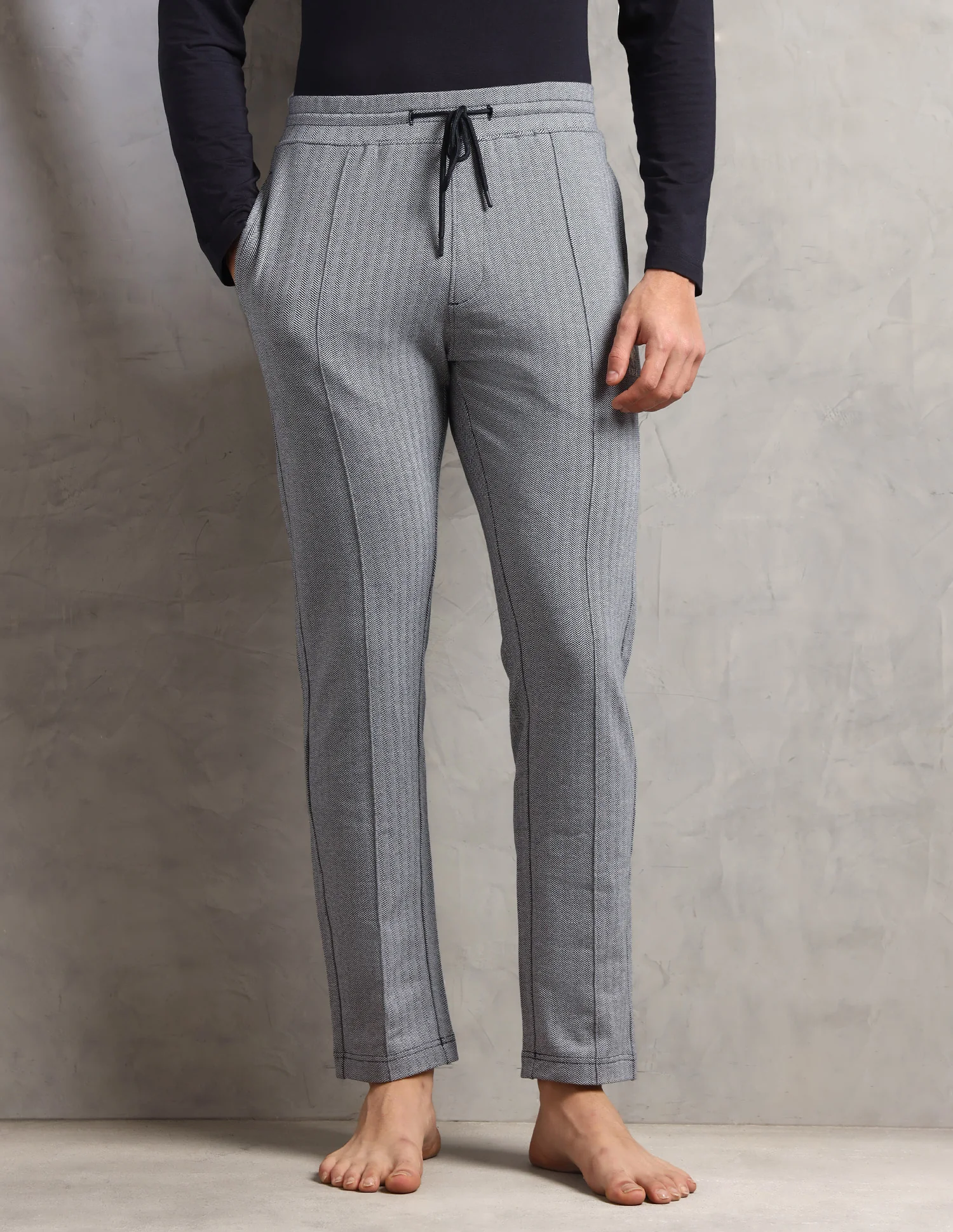 Chevron Cotton Stretch PR003 Lounge Pants - Pack Of 1 - Image 6