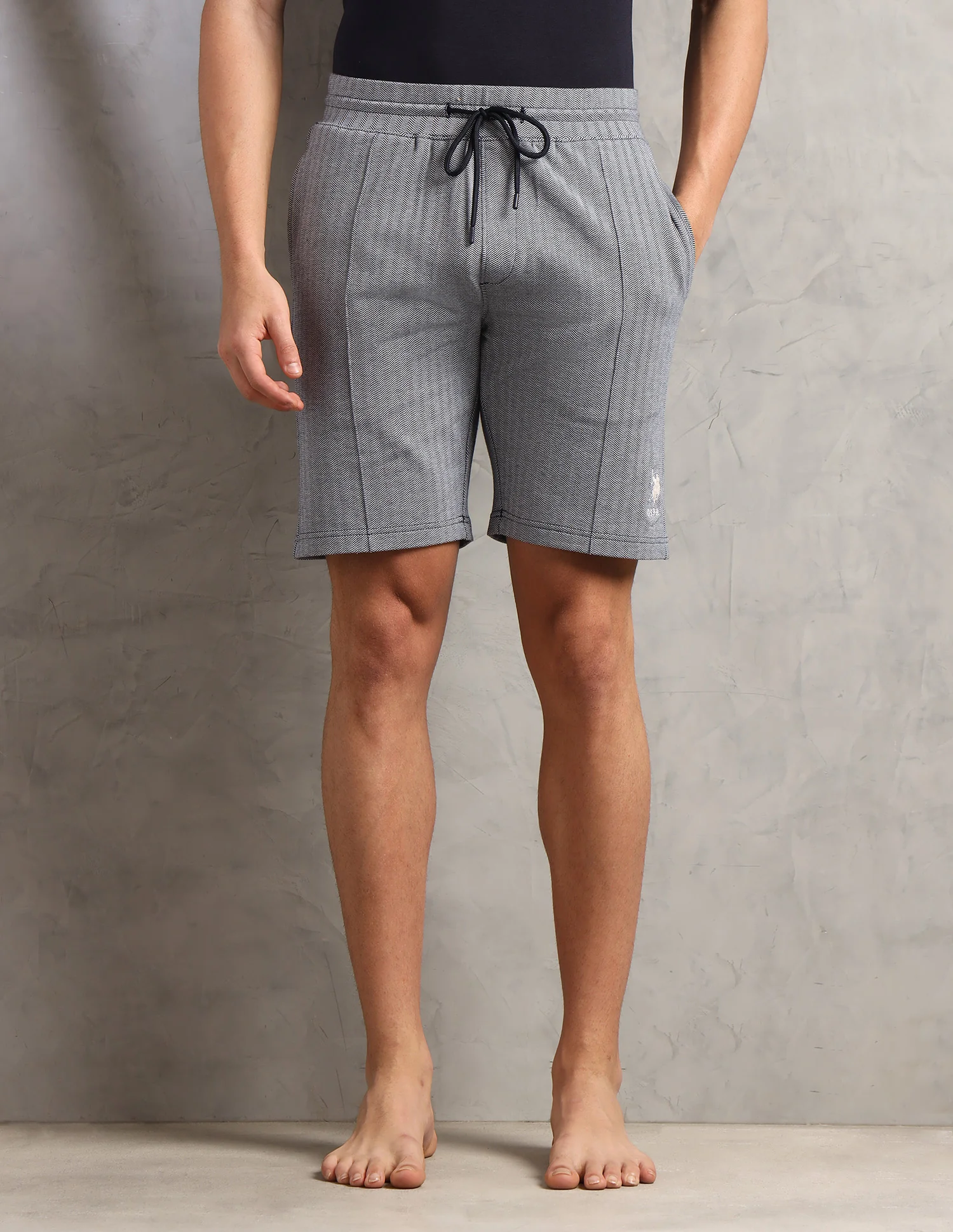 Chevron Slim Fit PS004-PL Lounge Shorts - Pack of 1 - Image 6