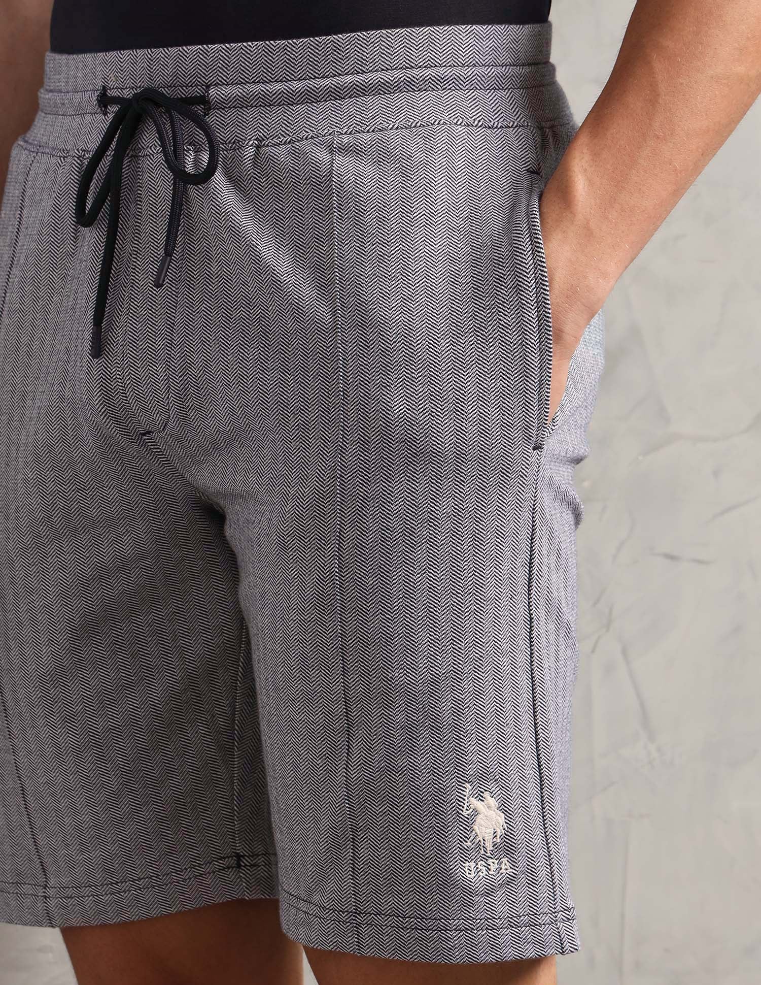 Chevron Slim Fit PS004-PL Lounge Shorts - Pack of 1 - Image 7