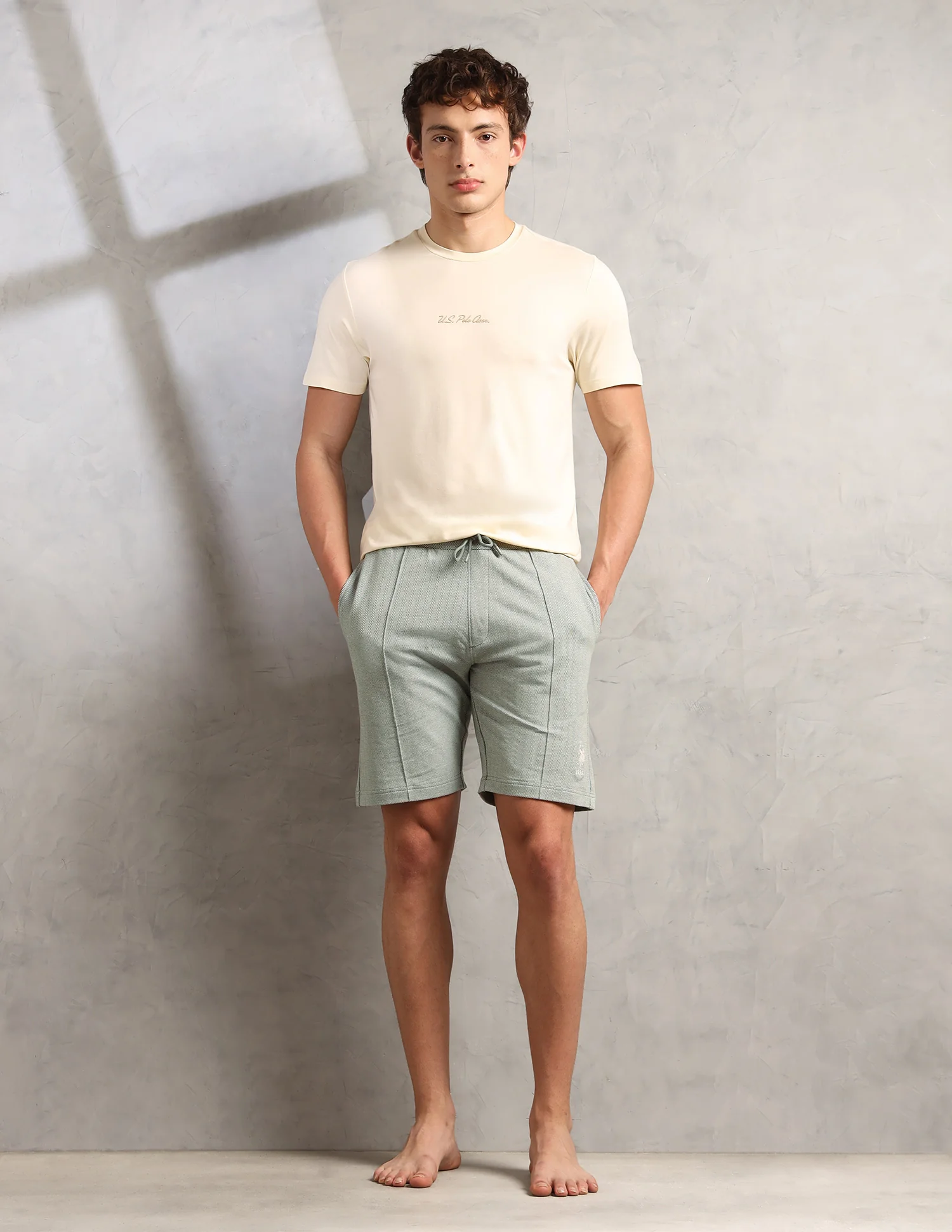 Chevron Slim Fit PS004-PL Lounge Shorts - Pack of 1 - Image 3