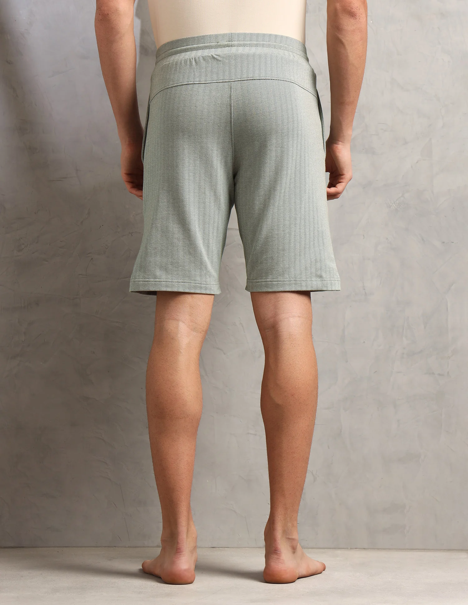 Chevron Slim Fit PS004-PL Lounge Shorts - Pack of 1 - Image 5