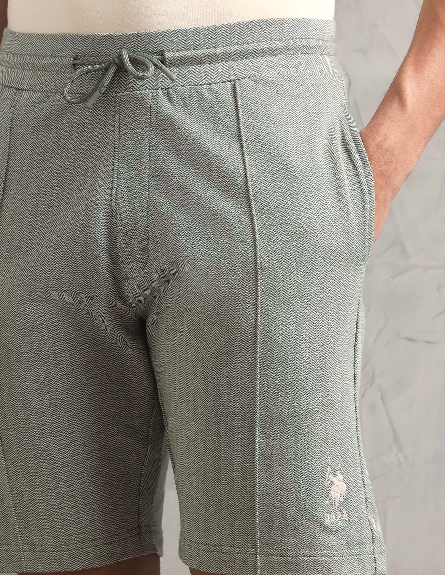 Chevron Slim Fit PS004-PL Lounge Shorts - Pack of 1 - Image 7