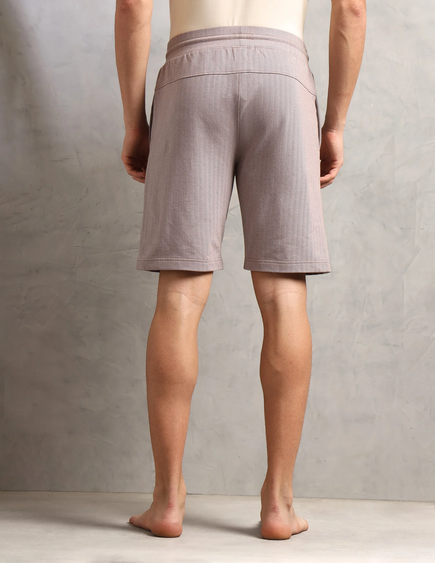 Chevron Slim Fit PS004-PL Lounge Shorts - Pack of 1 - Image 5