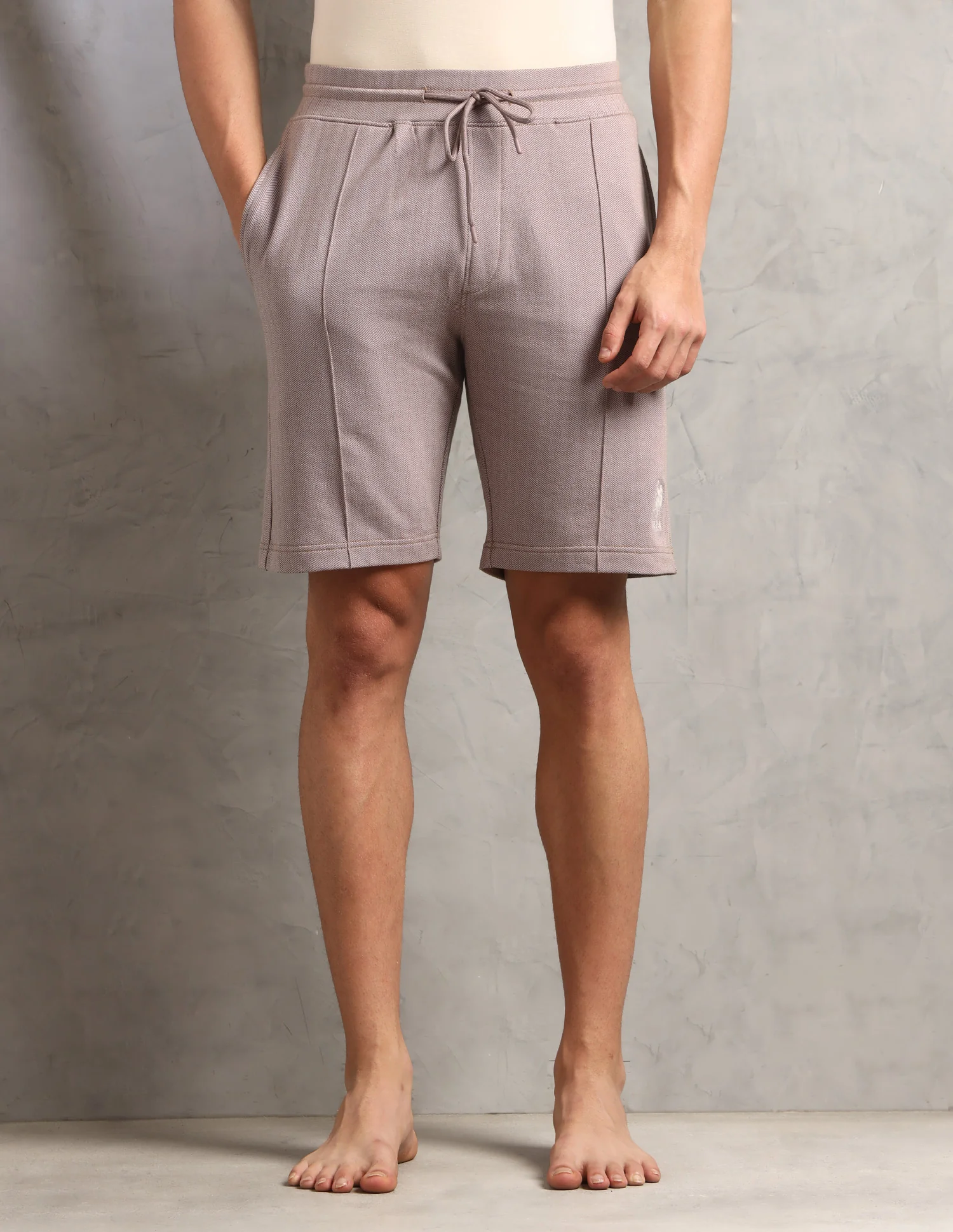 Chevron Slim Fit PS004-PL Lounge Shorts - Pack of 1 - Image 6