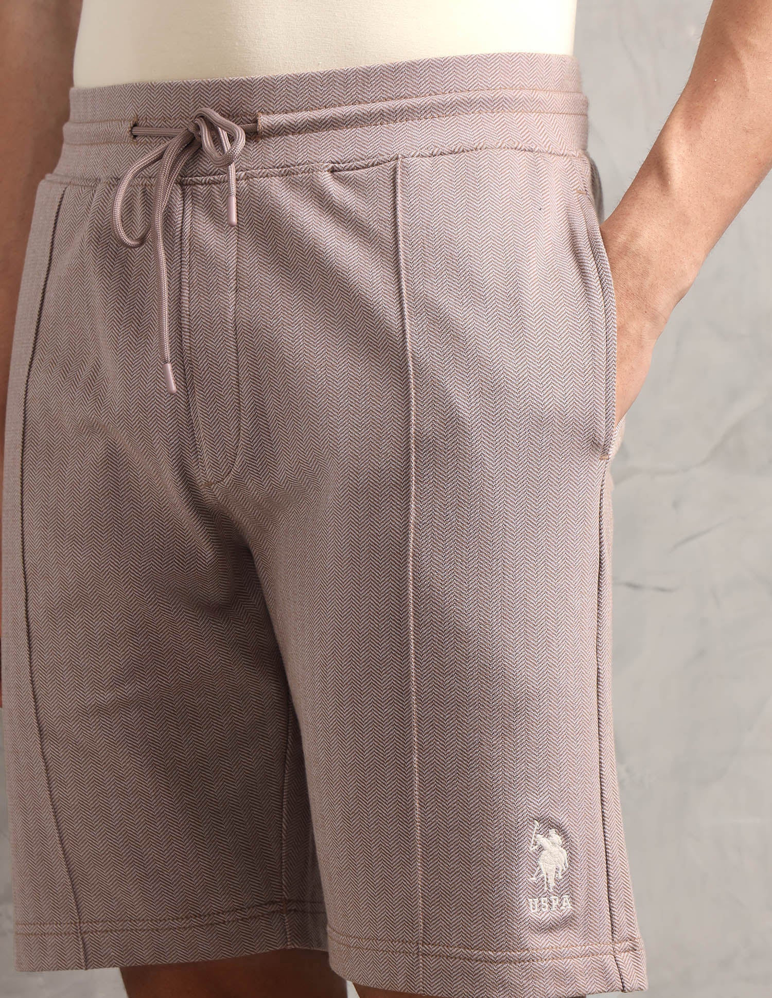 Chevron Slim Fit PS004-PL Lounge Shorts - Pack of 1 - Image 7