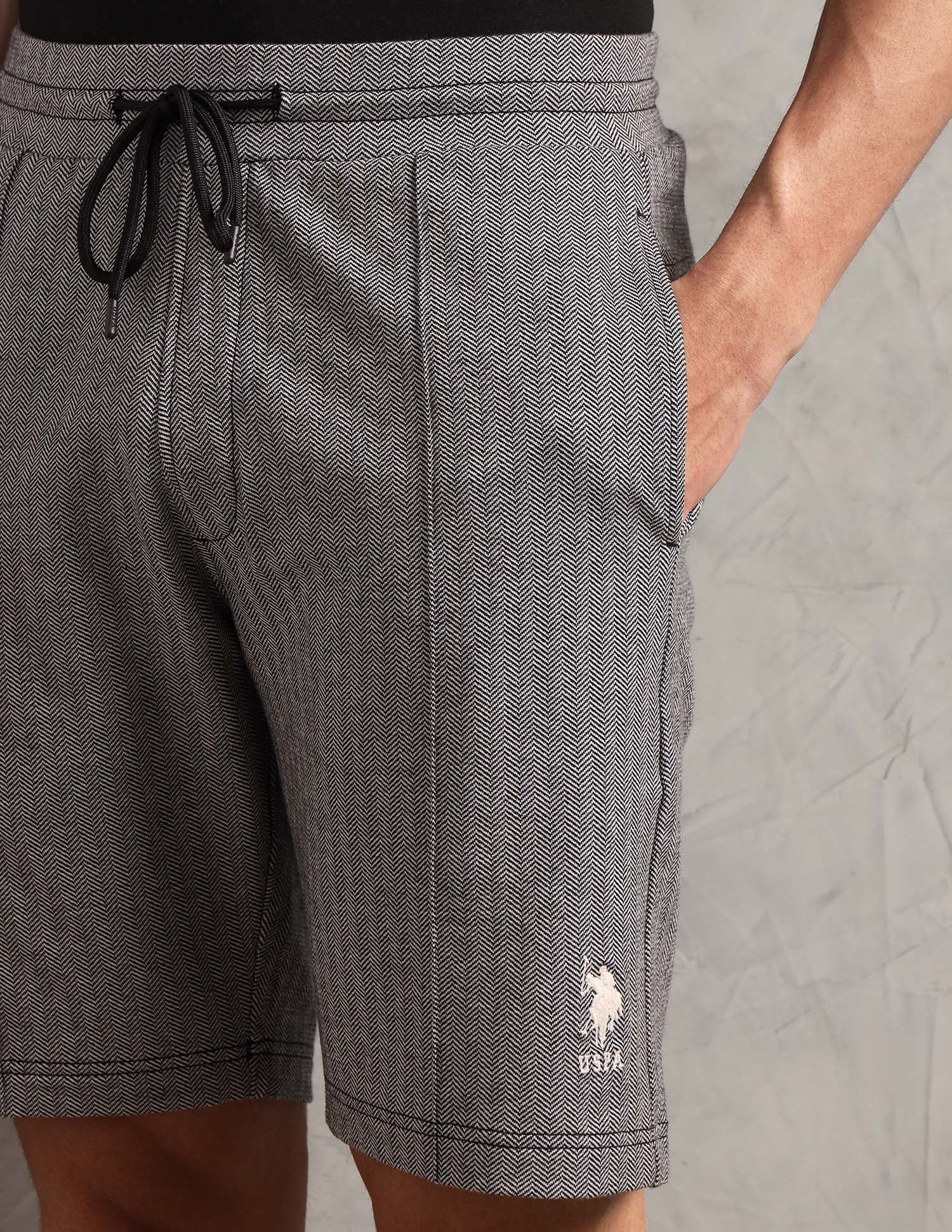 Chevron Slim Fit PS004-PL Lounge Shorts - Pack of 1 - Image 7