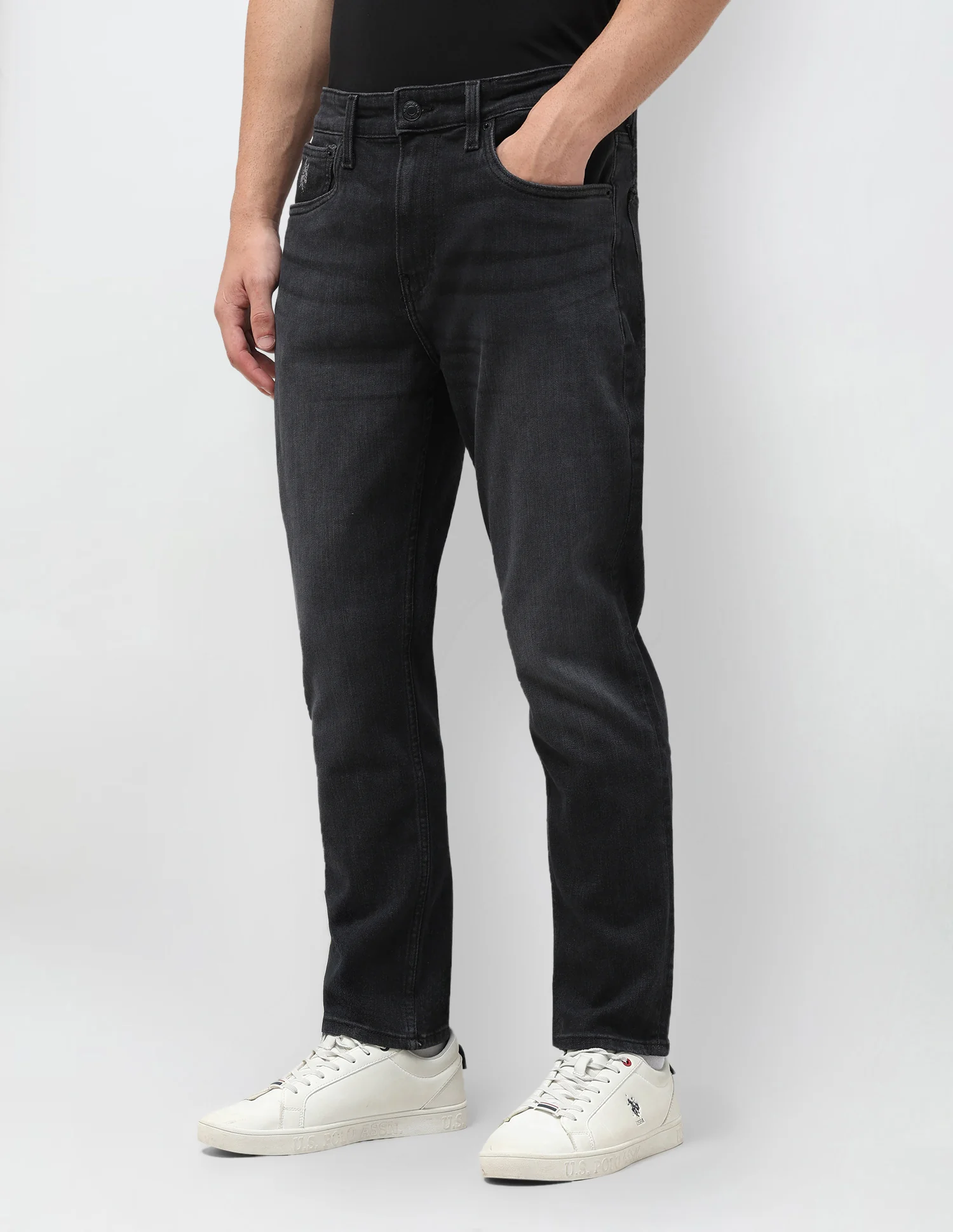 Cole Comfort Cropped Black Jeans - Image 4