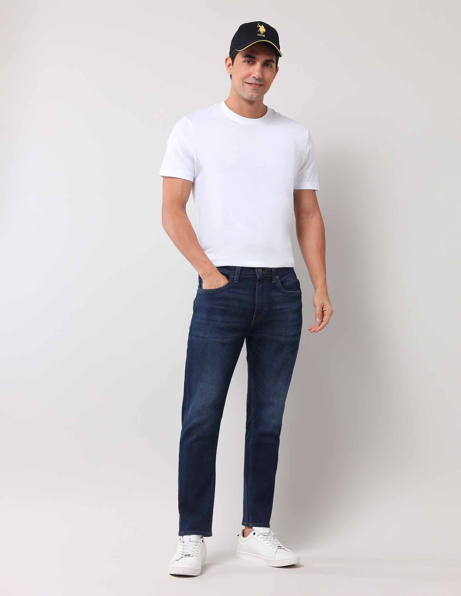 Cole Comfort Cropped Blue Jeans - Image 3