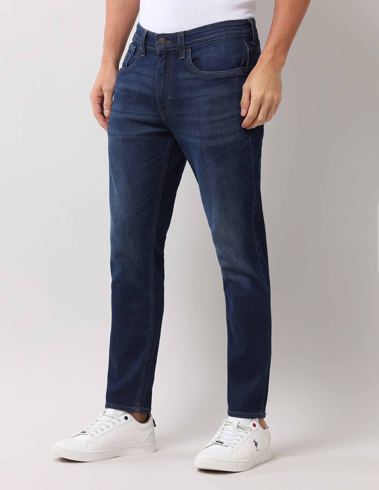 Cole Comfort Cropped Blue Jeans - Image 4