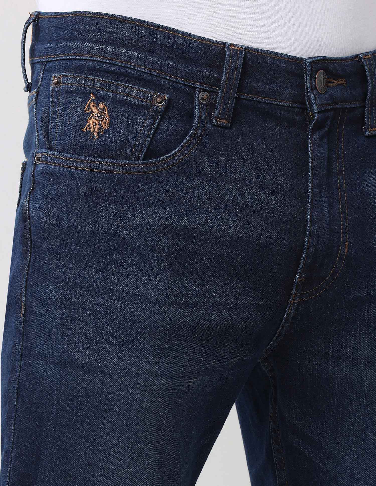 Cole Comfort Cropped Blue Jeans - Image 8