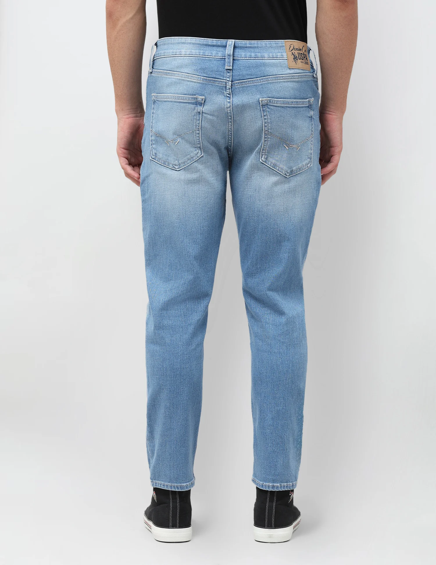 Cole Comfort Cropped Blue Jeans - Image 5