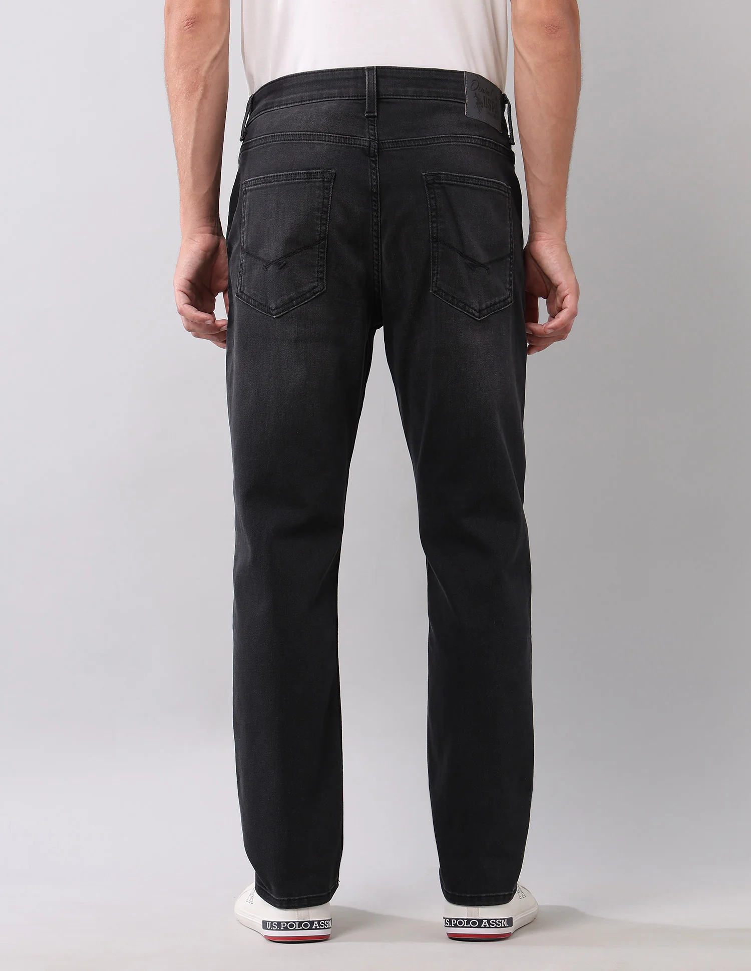 Cole Comfort Cropped Fit Black Jeans - Image 5