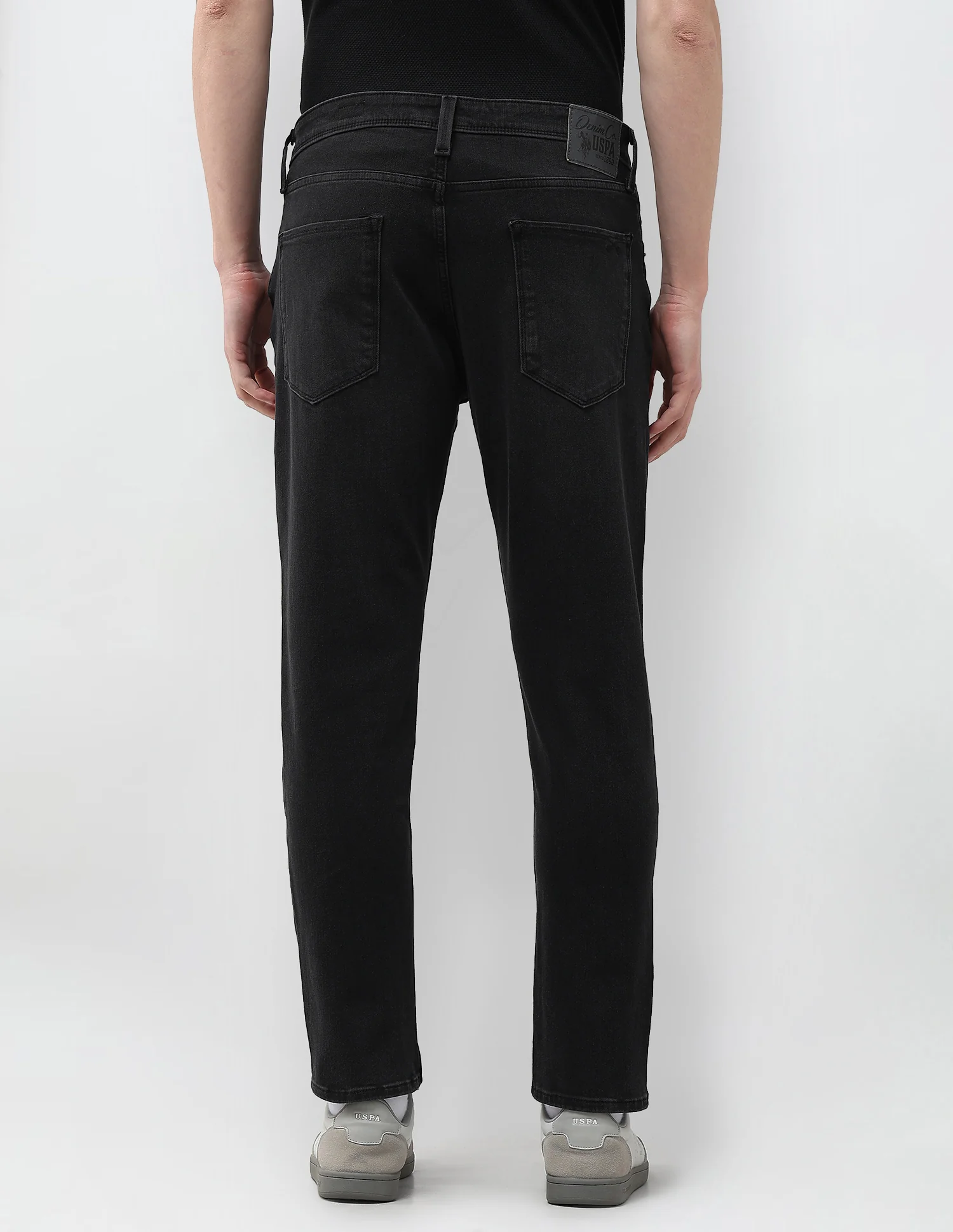 Cole Comfort Cropped Fit Black Jeans - Image 5