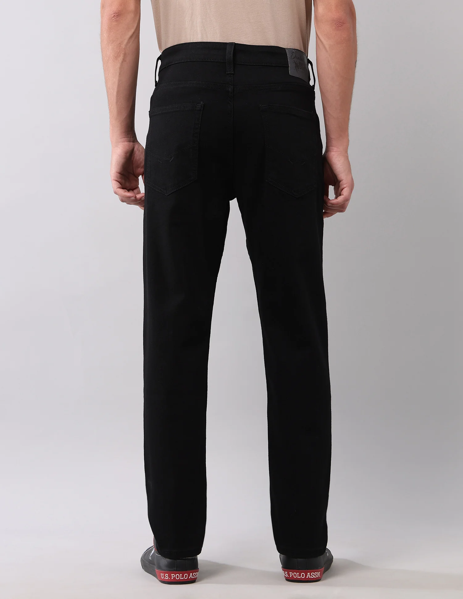 Cole Comfort Cropped Fit Black Jeans - Image 5