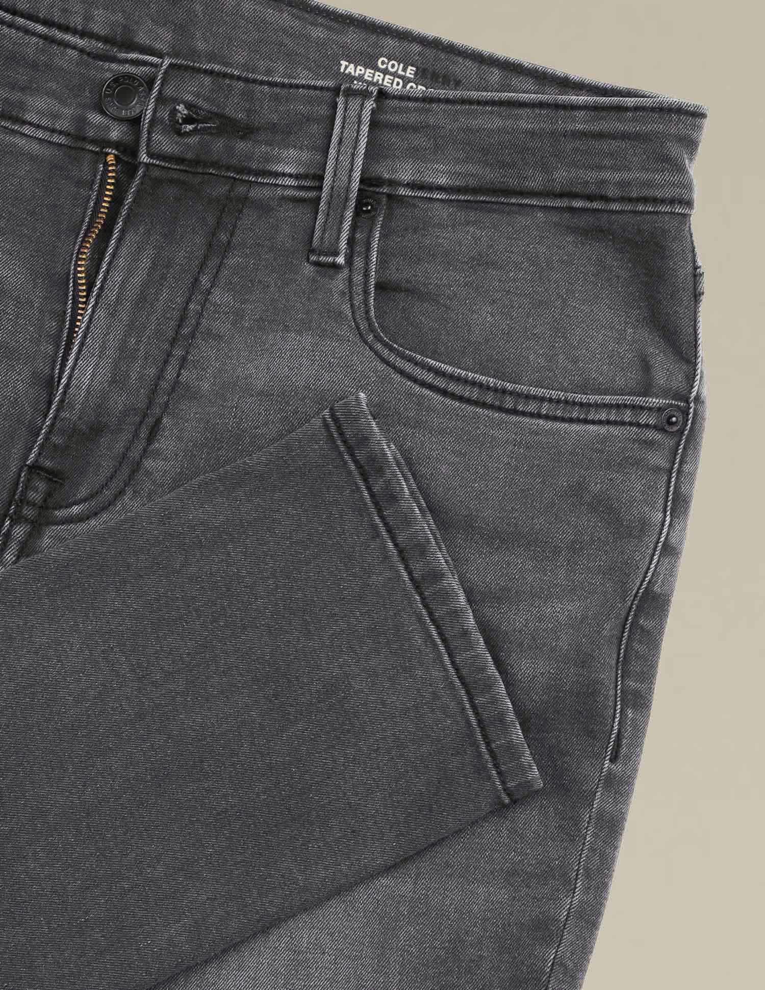 Cole Comfort Cropped Fit Black Jeans - Image 2
