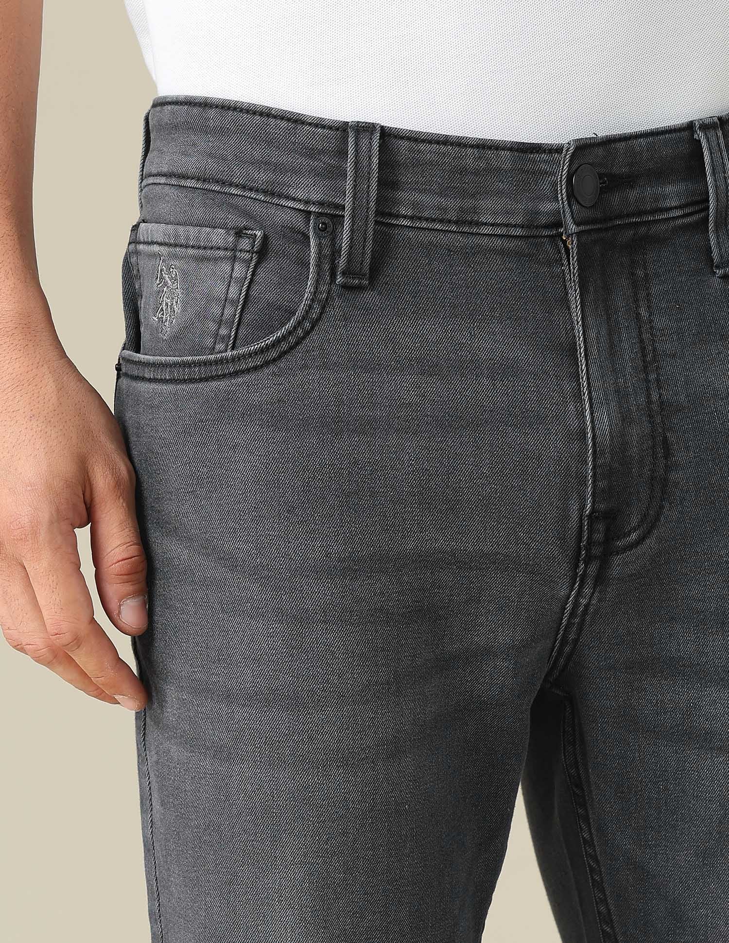 Cole Comfort Cropped Fit Black Jeans - Image 7