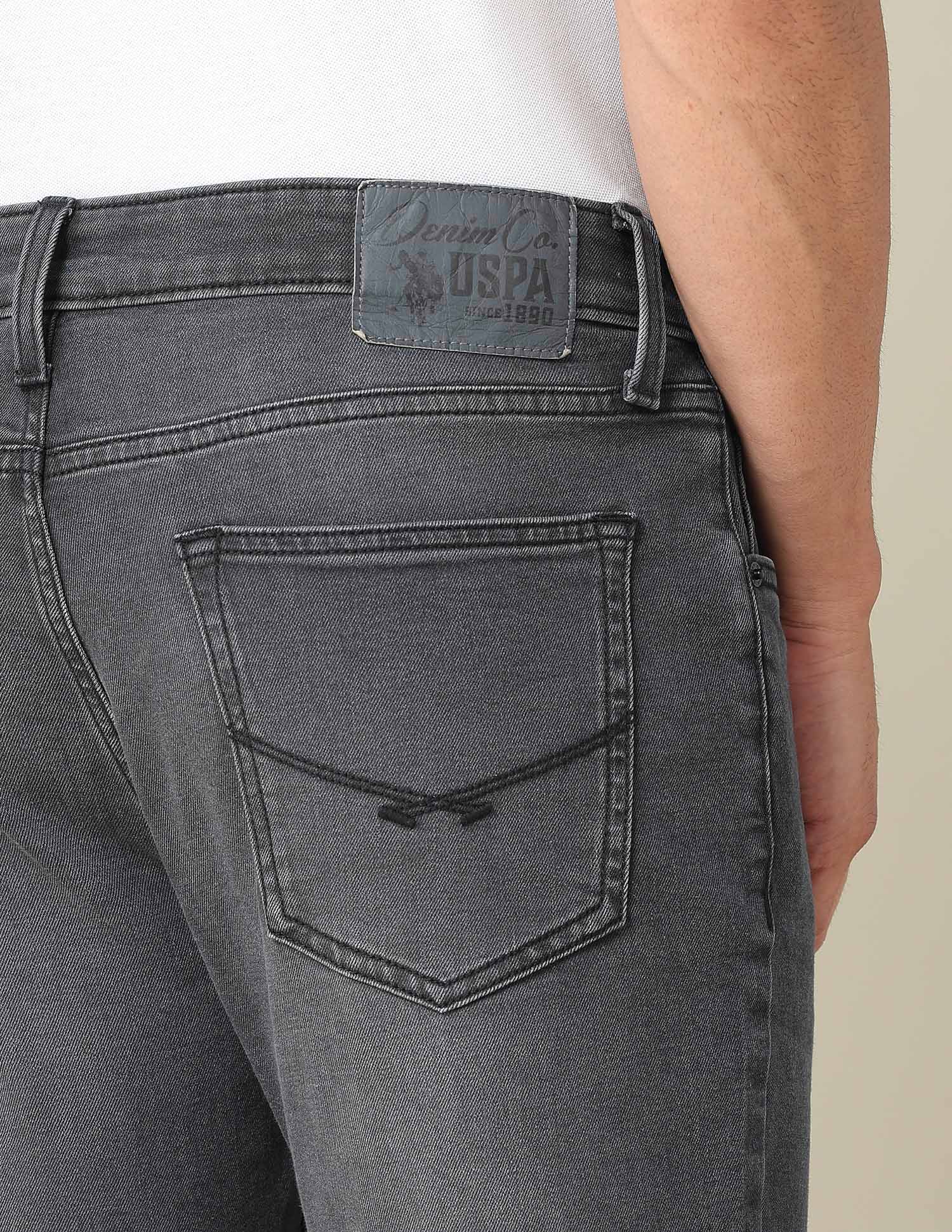 Cole Comfort Cropped Fit Black Jeans - Image 8