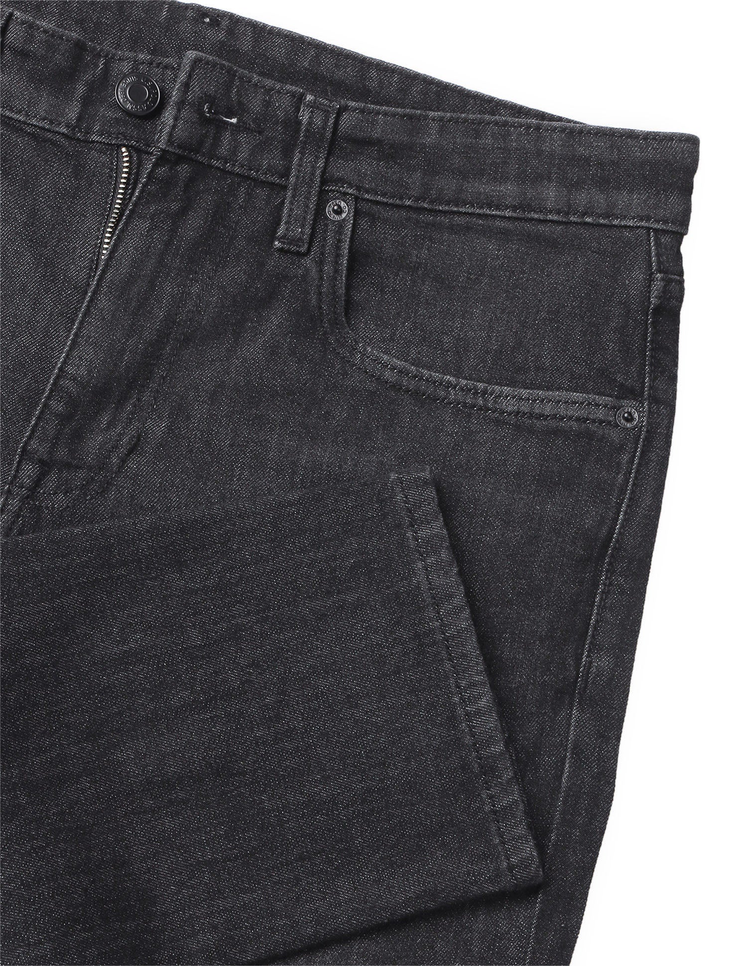 Cole Comfort Cropped Fit Black Jeans - Image 2