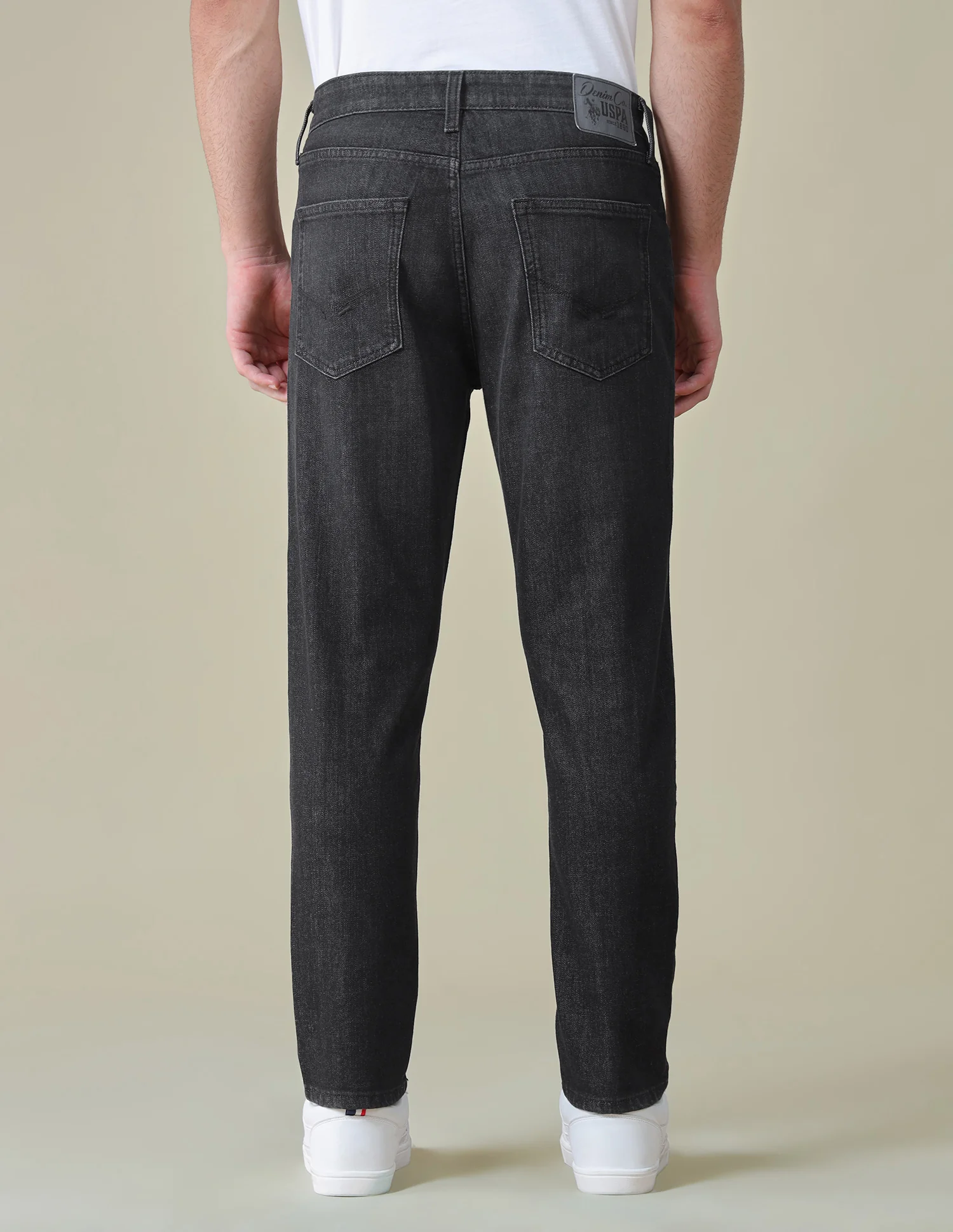 Cole Comfort Cropped Fit Black Jeans - Image 5
