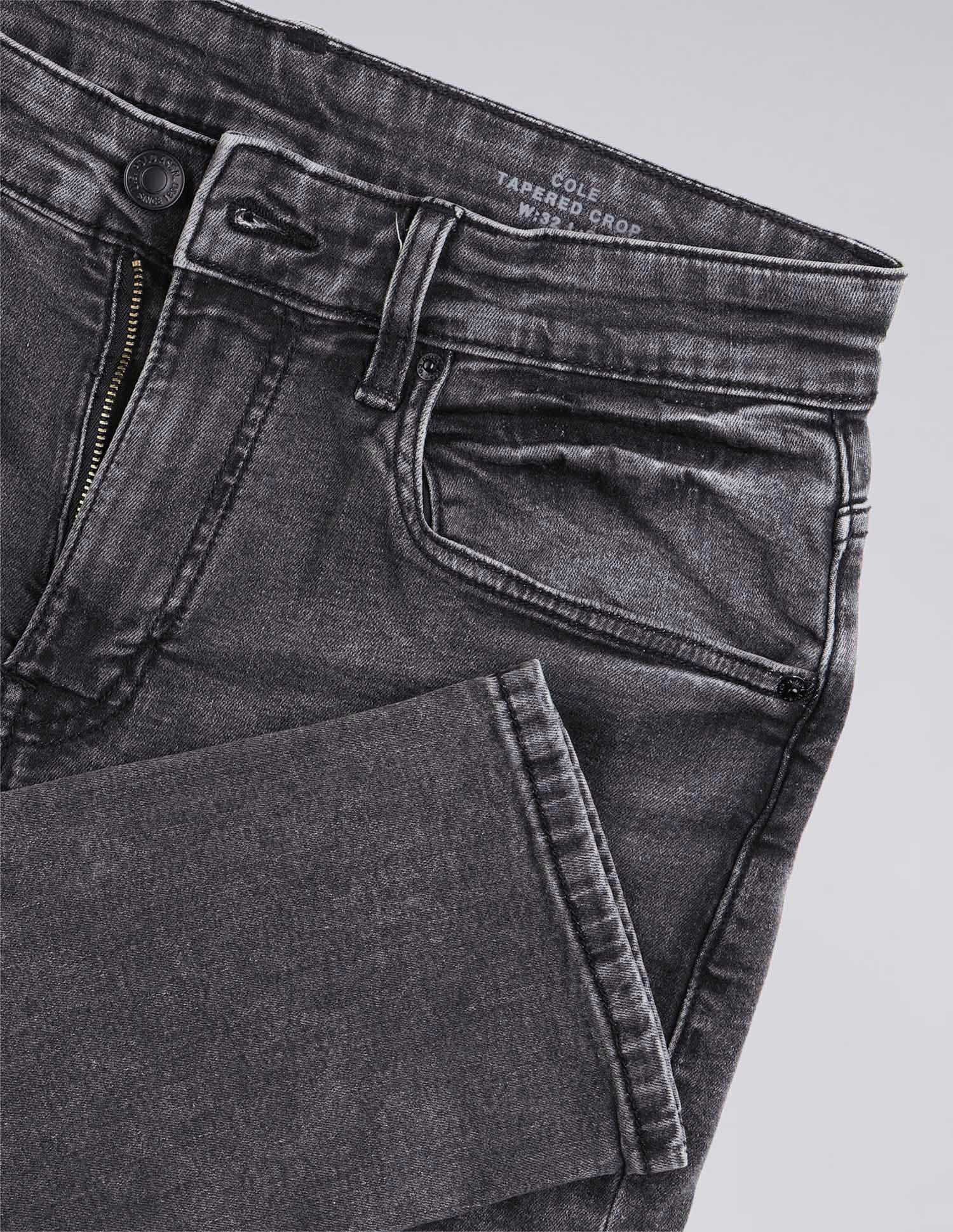 Cole Comfort Cropped Fit Black Jeans - Image 2
