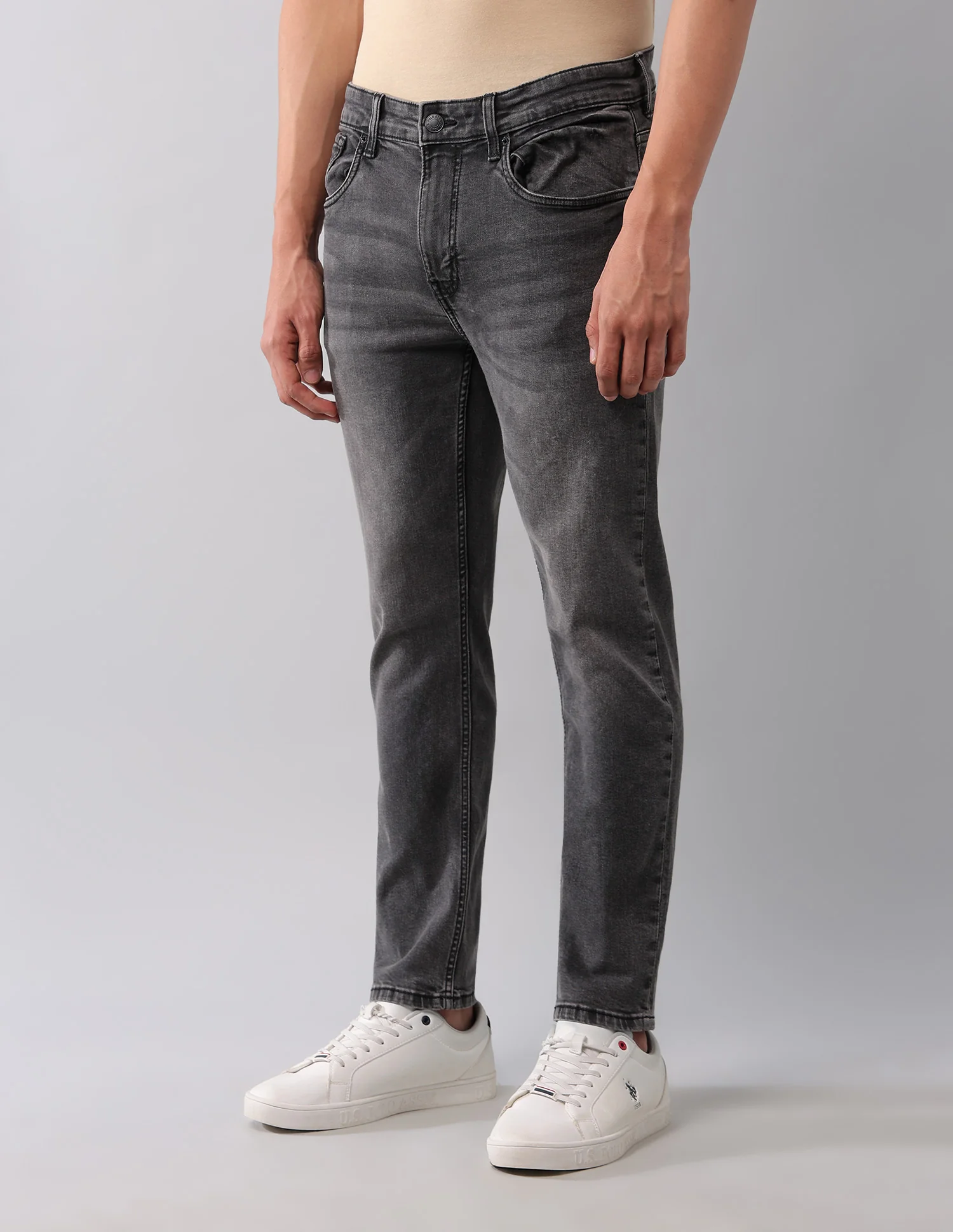 Cole Comfort Cropped Fit Black Jeans - Image 4