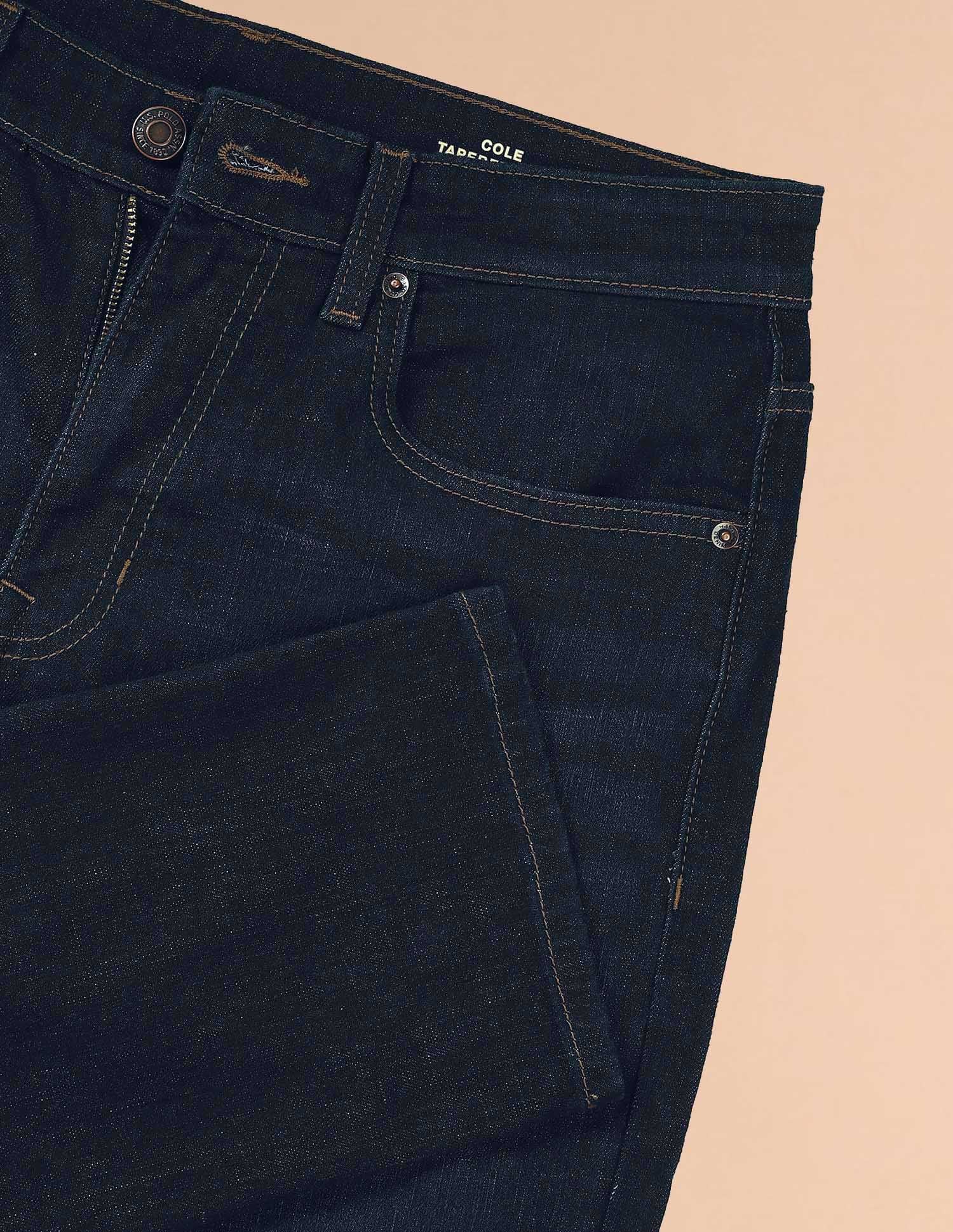 Cole Comfort Cropped Fit Blue Jeans - Image 2