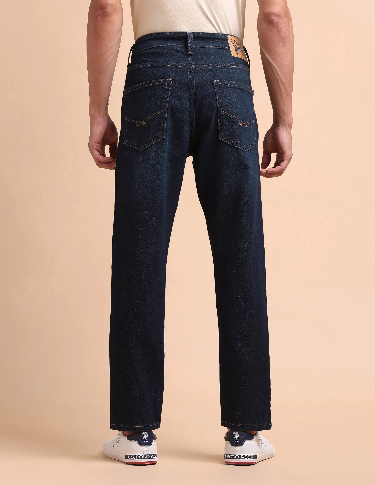 Cole Comfort Cropped Fit Blue Jeans - Image 5