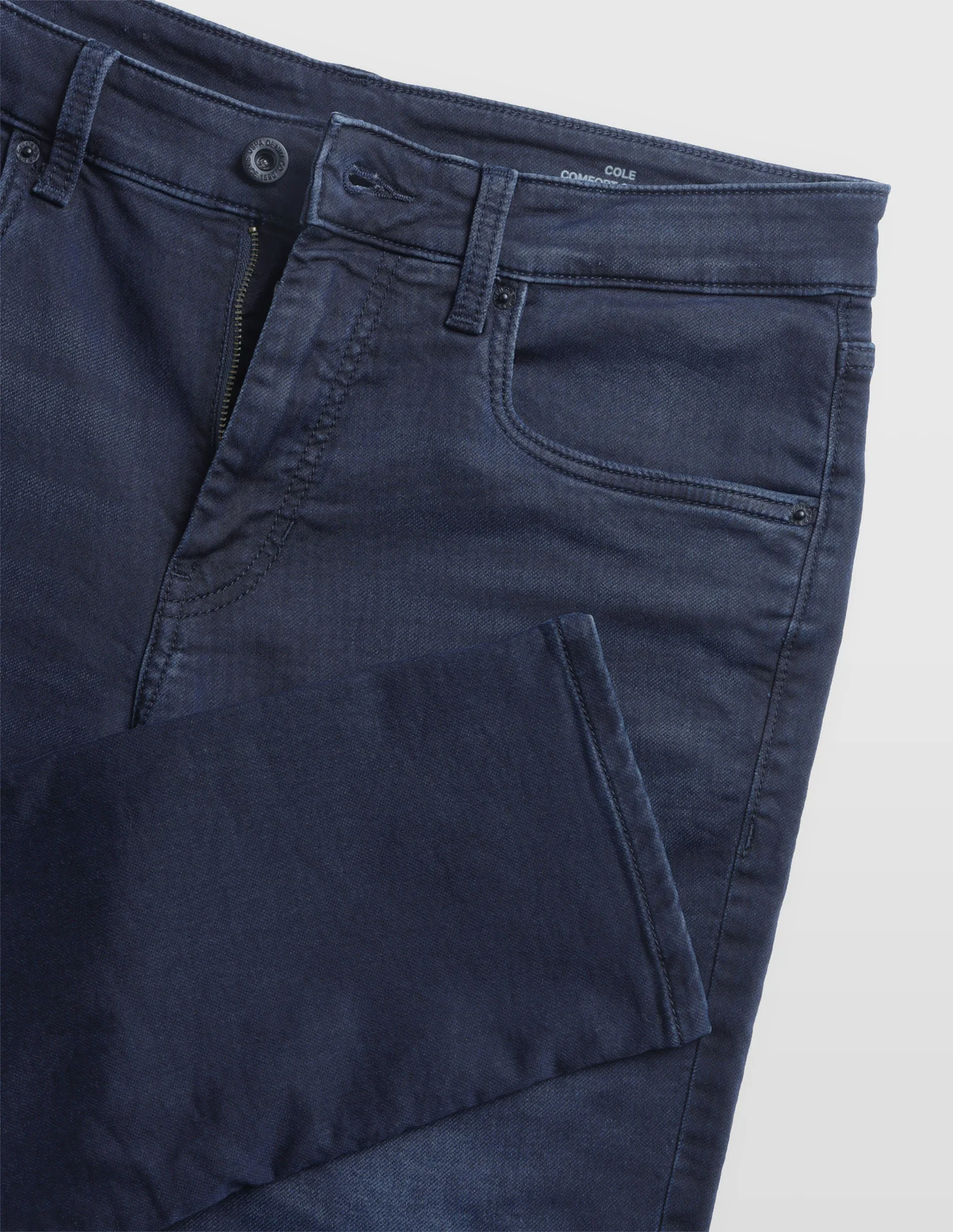 Cole Comfort Cropped Fit Blue Jeans - Image 2