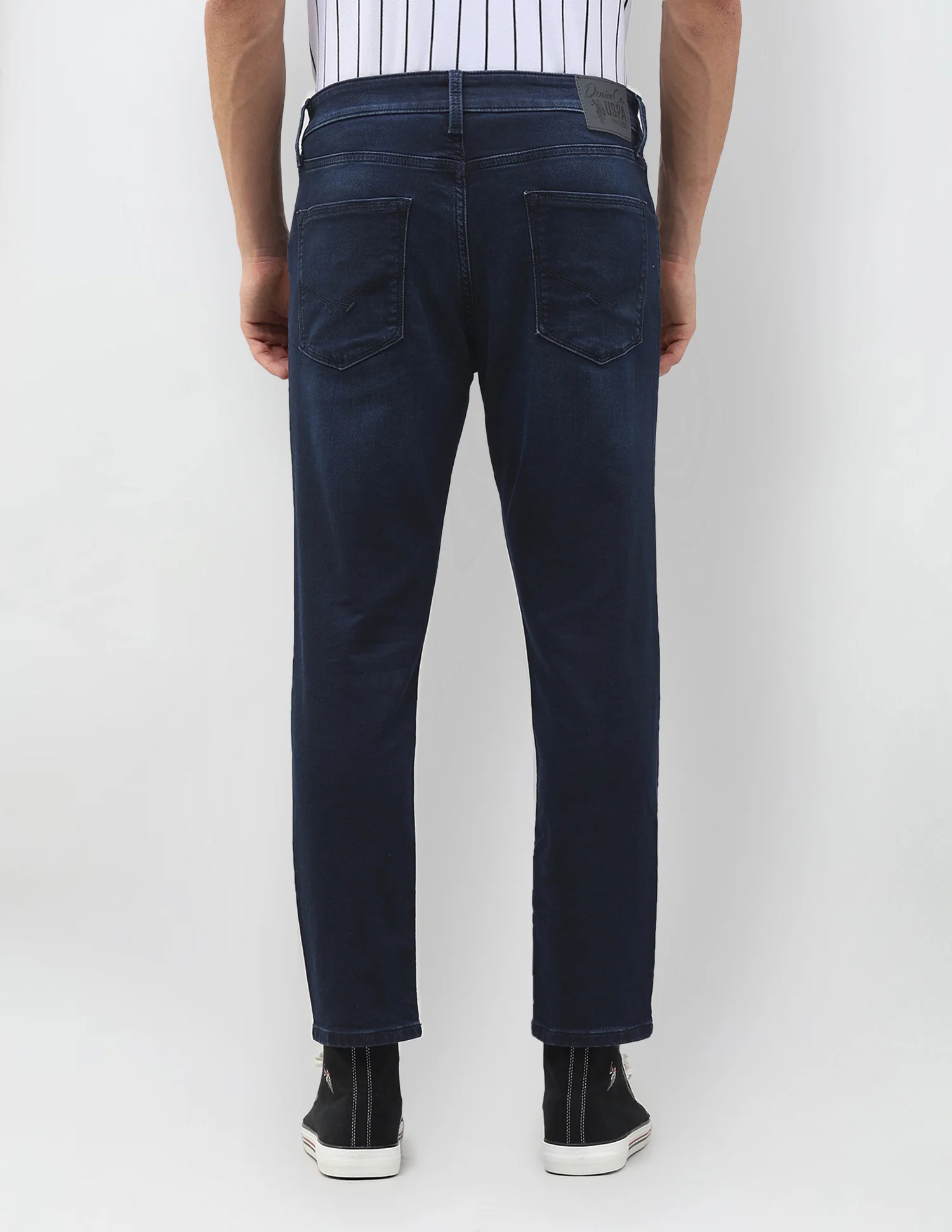 Cole Comfort Cropped Fit Blue Jeans - Image 5