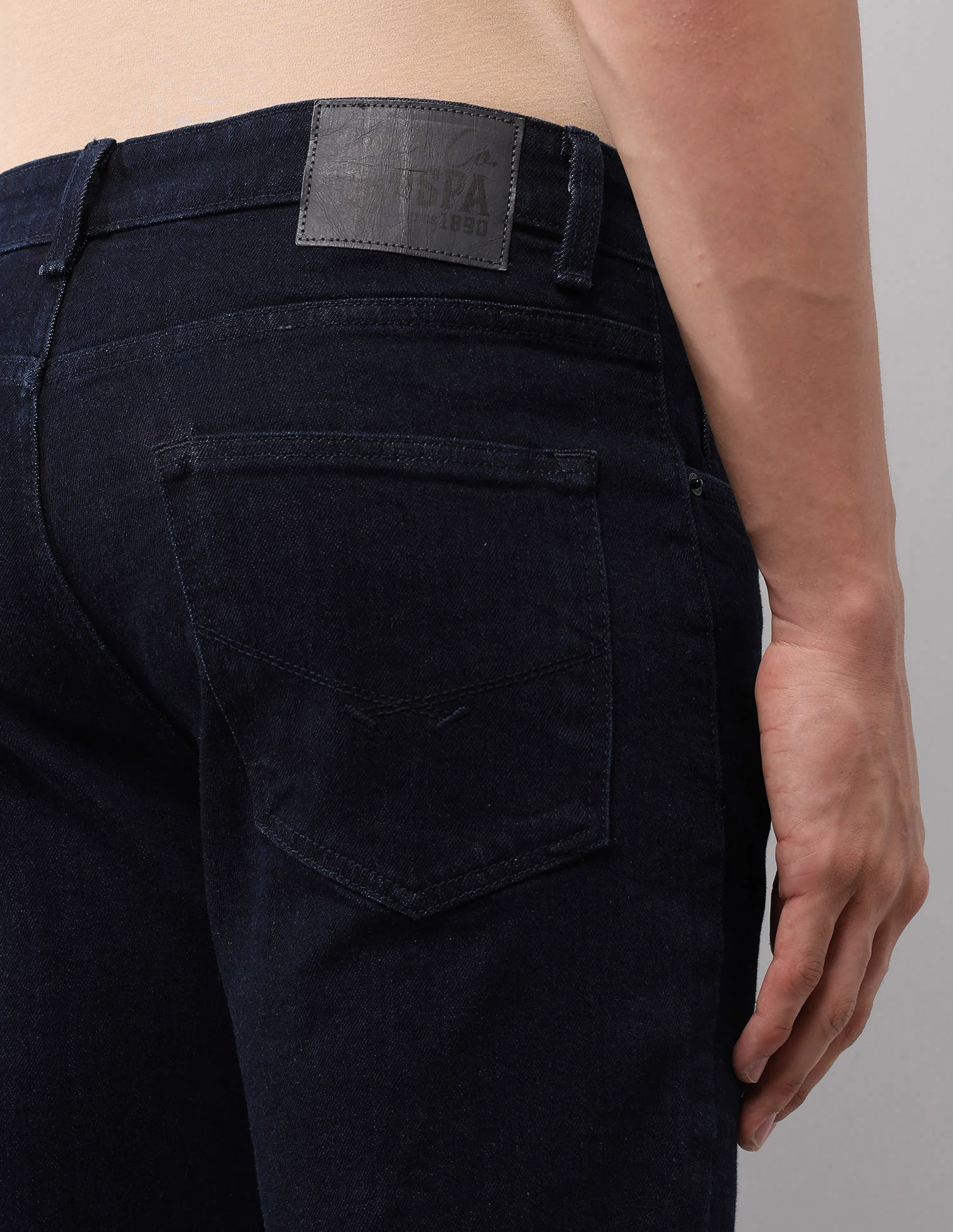 Cole Comfort Cropped Fit Blue Jeans - Image 8