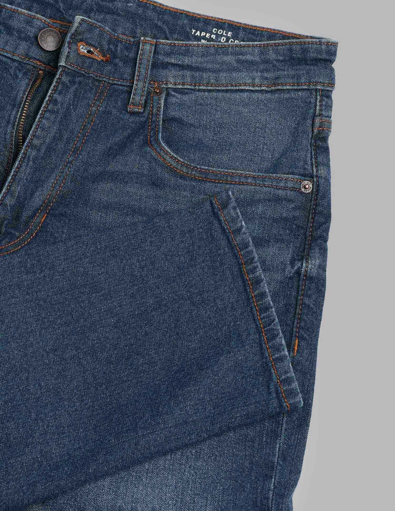 Cole Comfort Cropped Fit Blue Jeans - Image 2