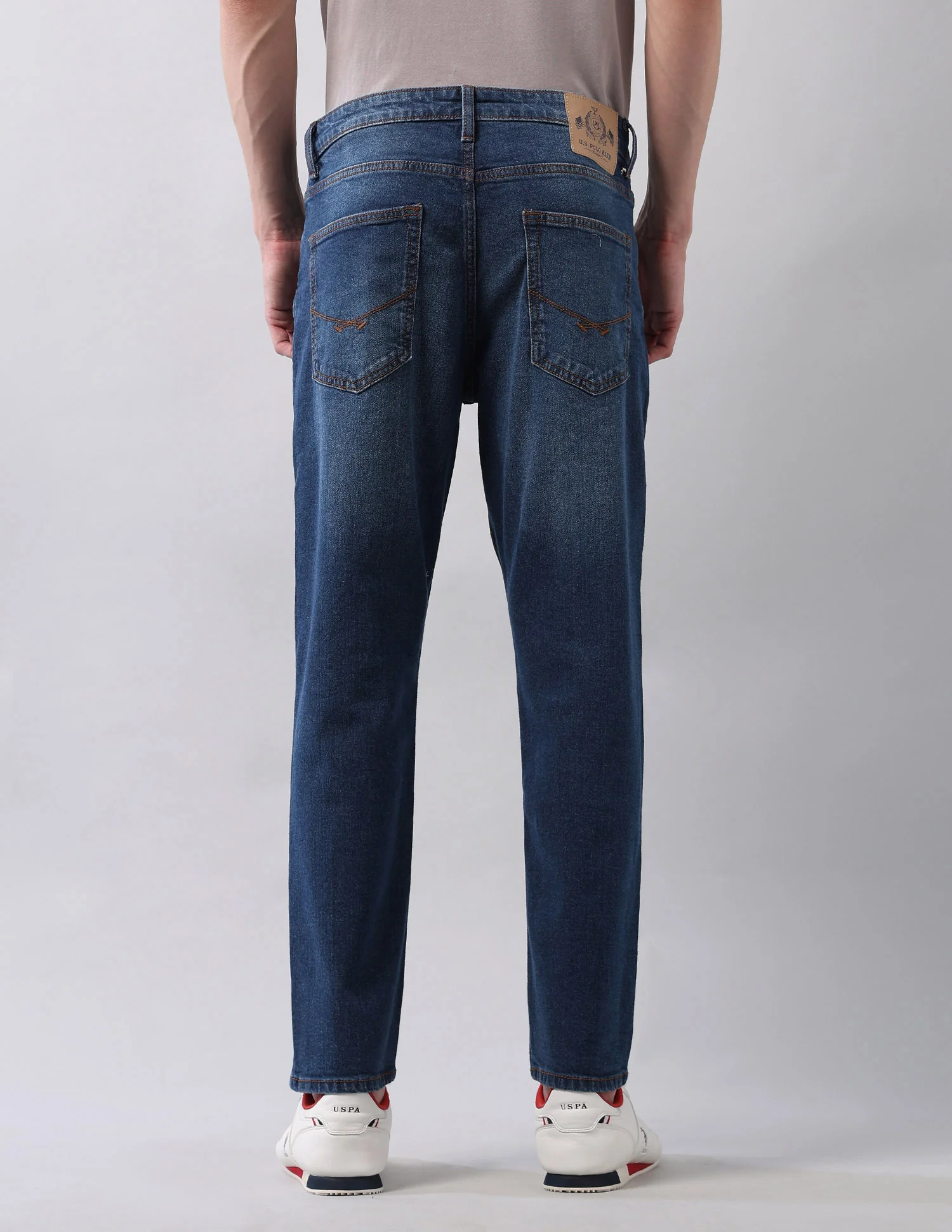 Cole Comfort Cropped Fit Blue Jeans - Image 5