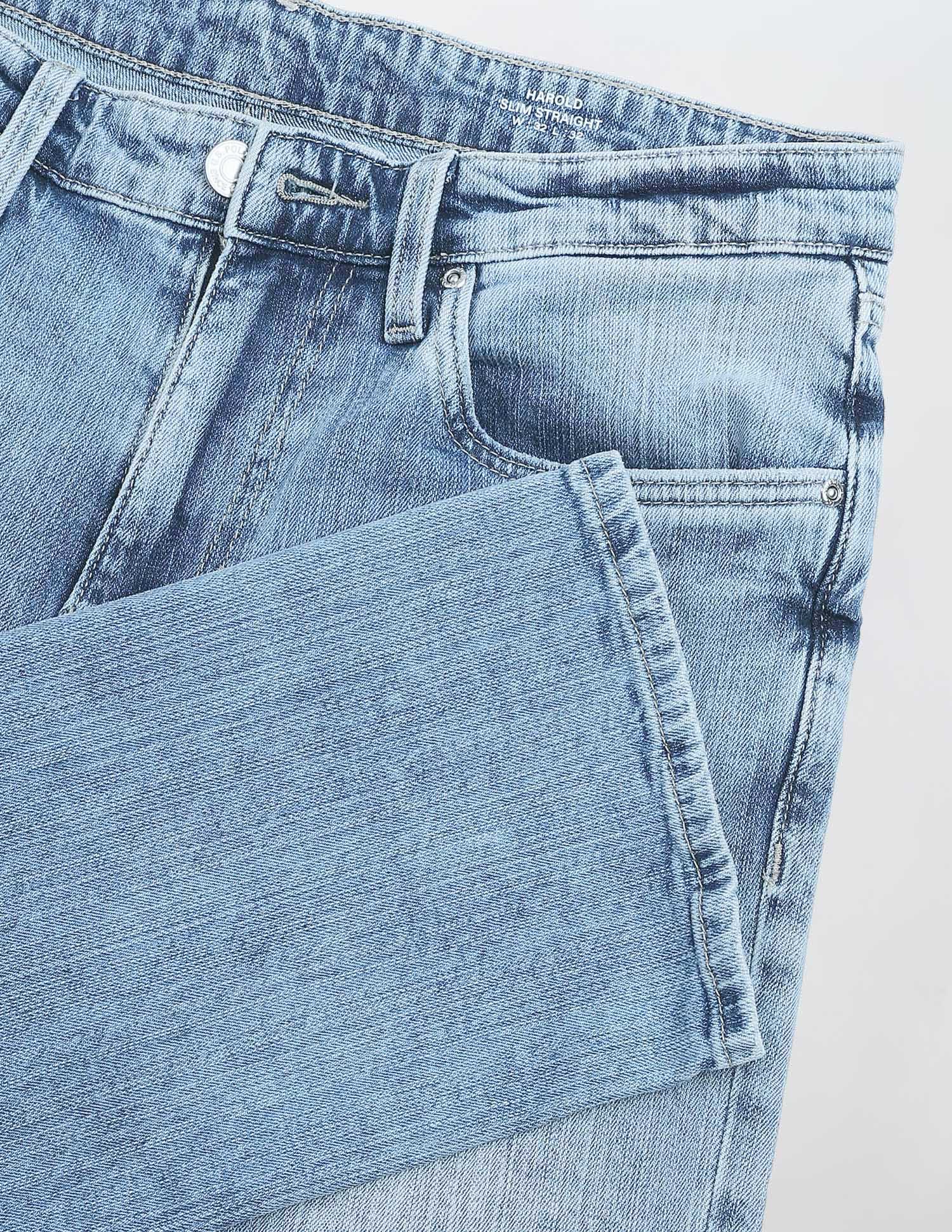 Cole Comfort Cropped Fit Blue Jeans - Image 2