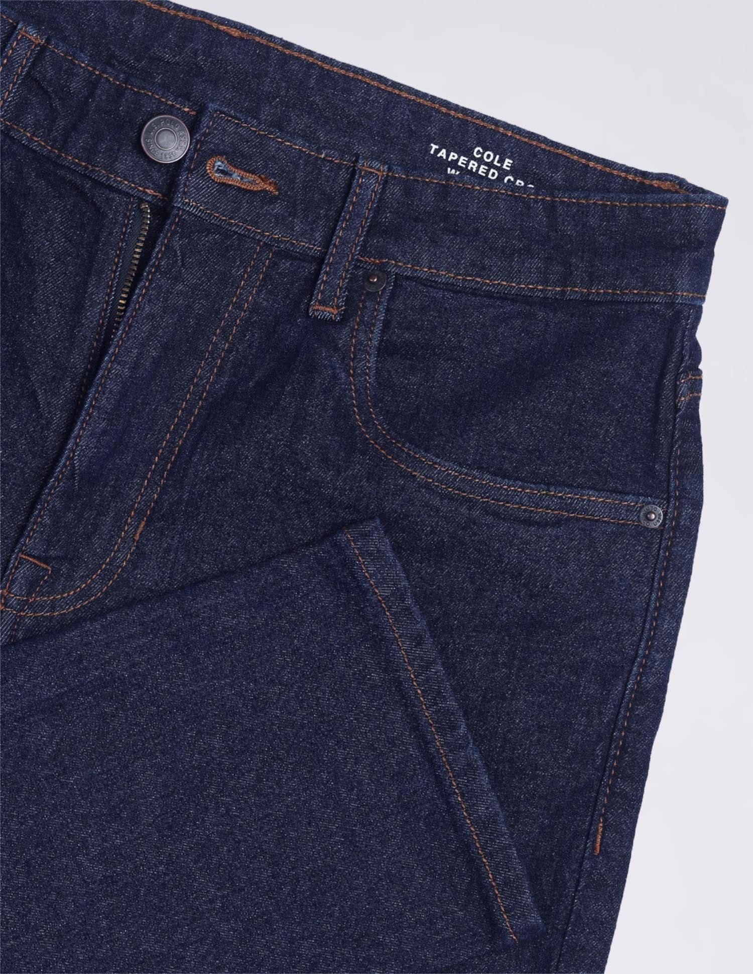 Cole Comfort Cropped Fit Blue Jeans - Image 2
