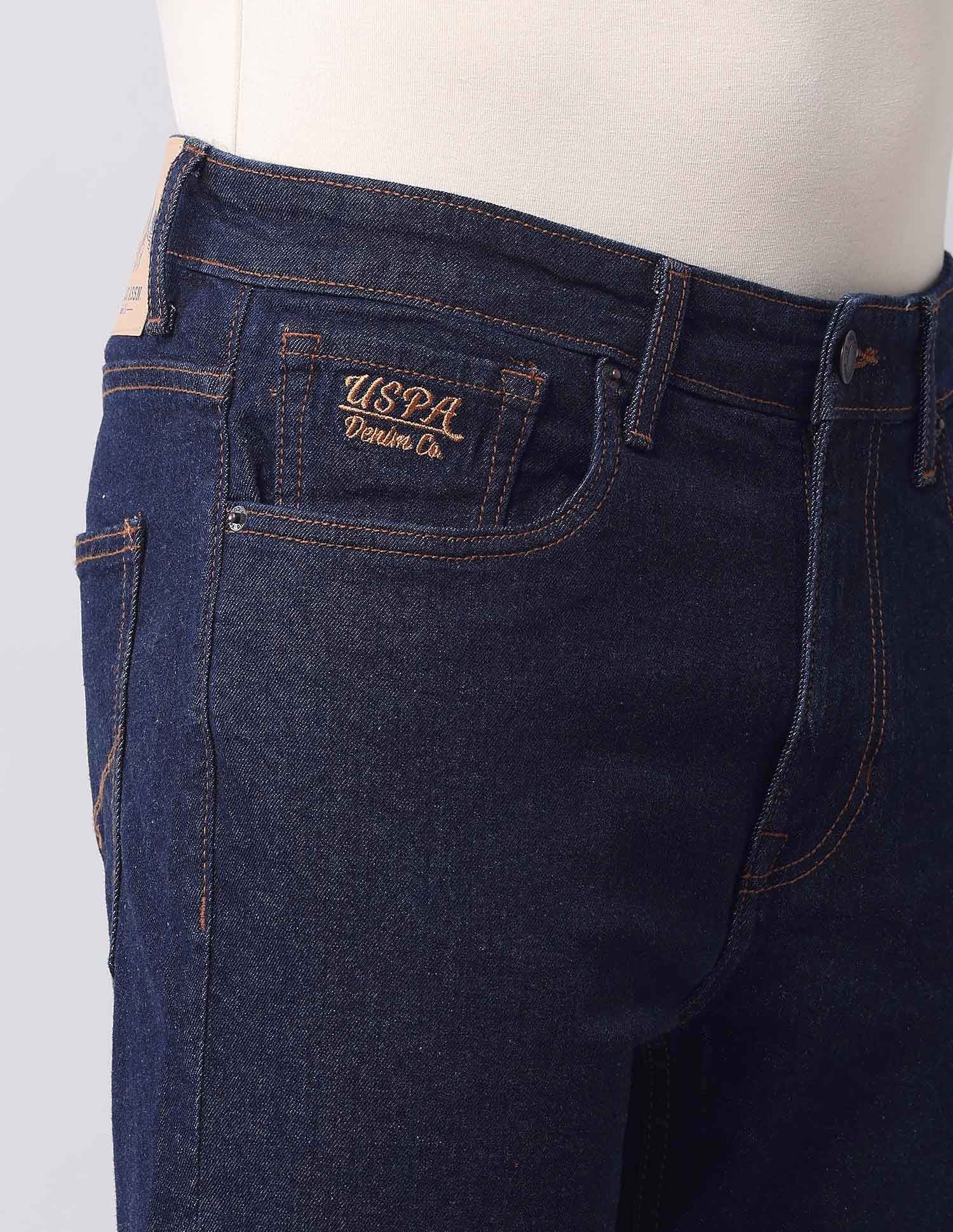 Cole Comfort Cropped Fit Blue Jeans - Image 7