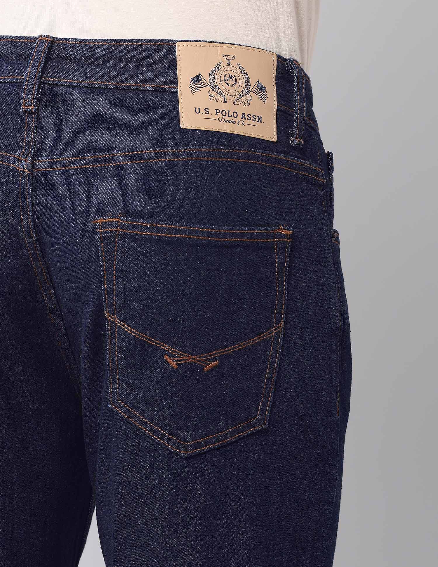 Cole Comfort Cropped Fit Blue Jeans - Image 8