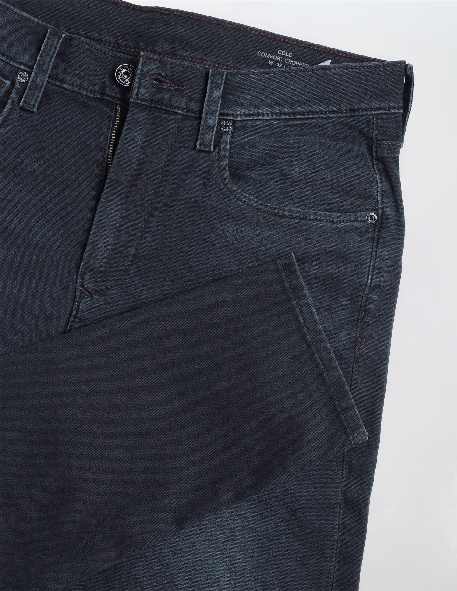 Cole Comfort Cropped Fit Blue Jeans - Image 2